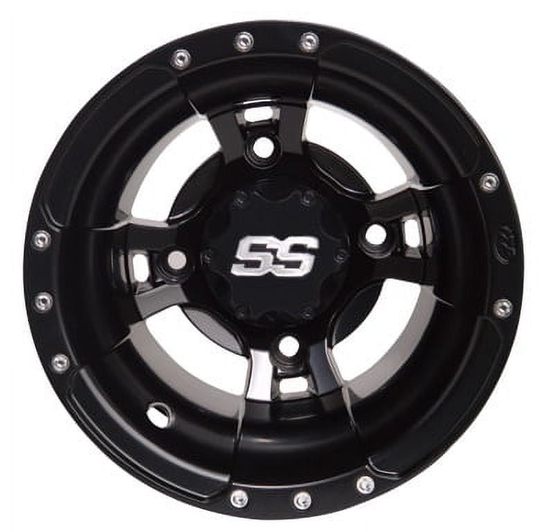 ITP SS112 Sport ATV Wheel Matte Black 9x8 (0928385536B)