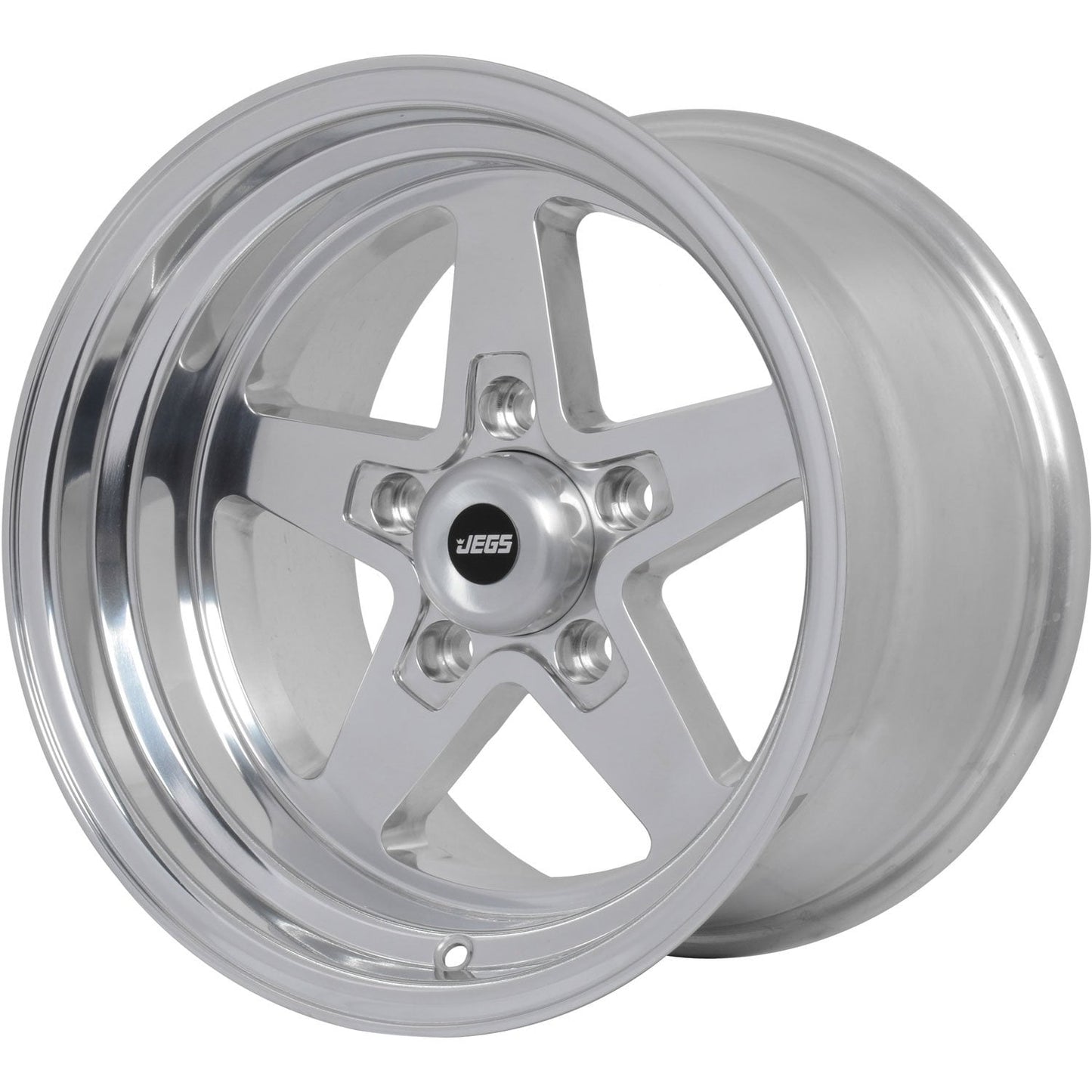 JEGS 680284 SSR Star Wheel Size: 15 x 10 Bolt Pattern: 5 x 4.50 Back Spacing: 5.