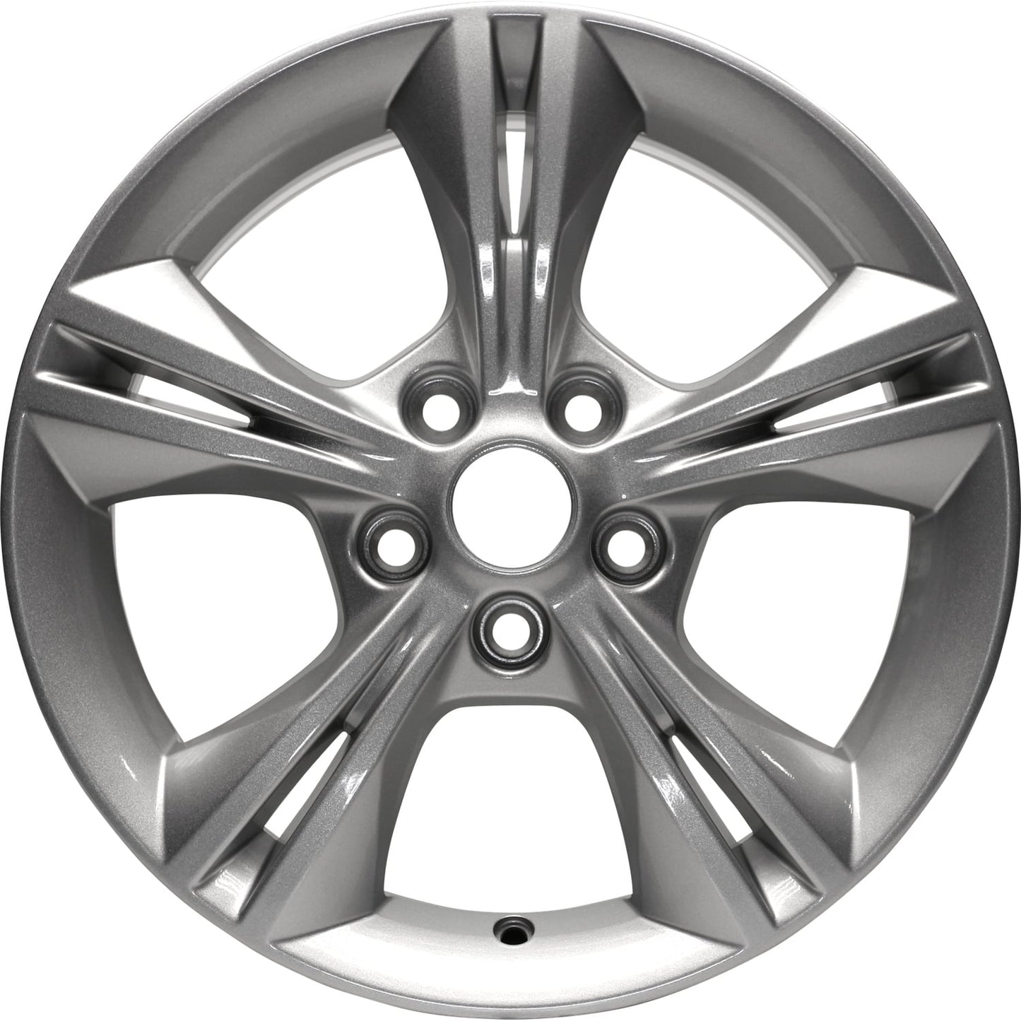 Kai 16 X 7 New Aluminum Alloy Wheel Replica, All Painted Sparkle Silver, Fits 2012 - 2014 Ford Focus