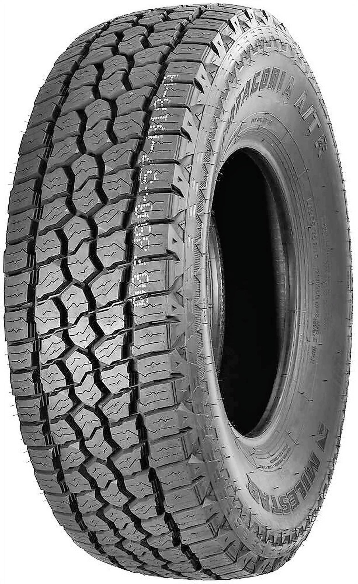 Milestar Patagonia A/T R 265/75R16 116T All Terrain Tire Fits: 1996-99 Chevrolet Tahoe Base, 2006-07 Hummer H3 Base
