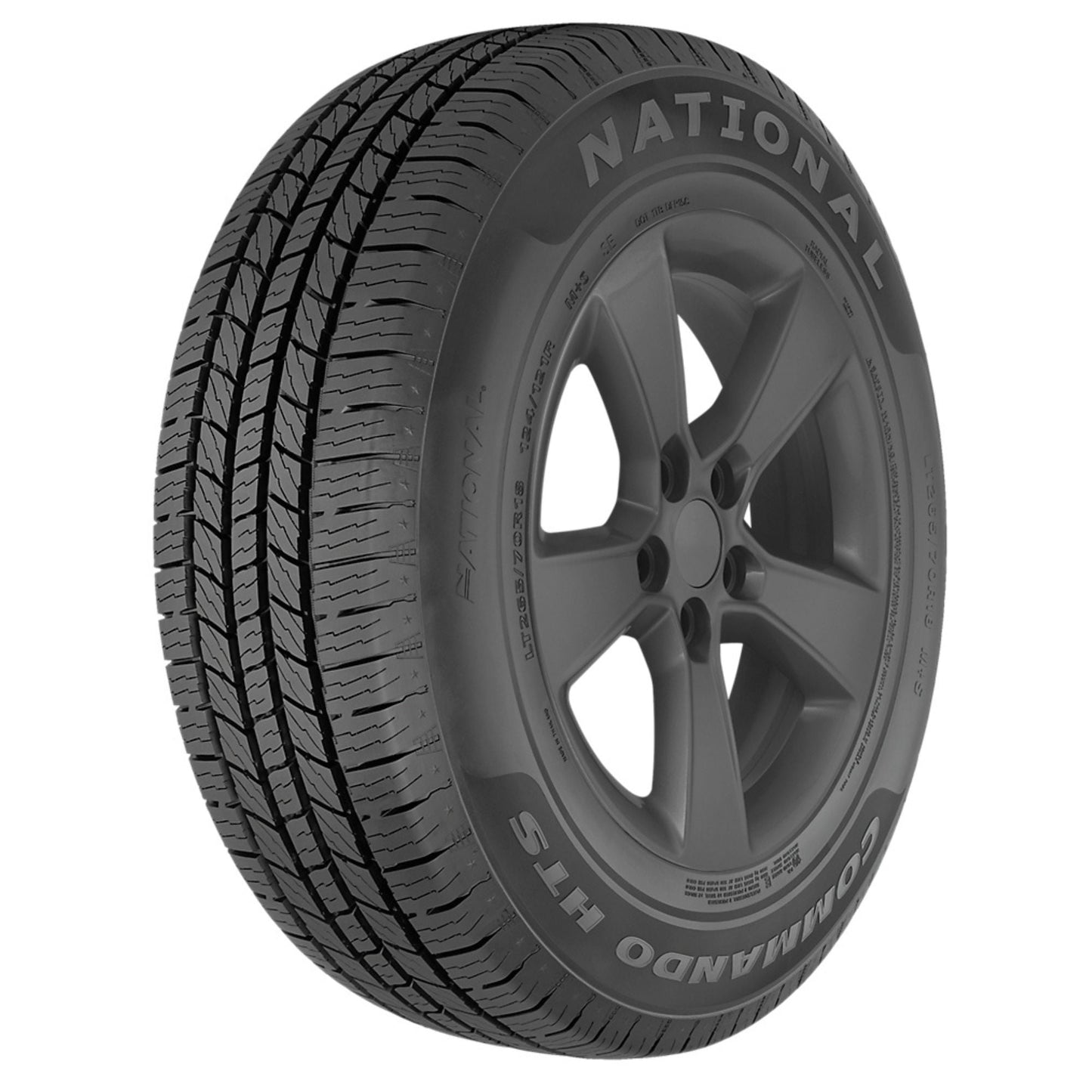 National Commando HTS All Season LT275/65R18 123/120S E Light Truck Tire