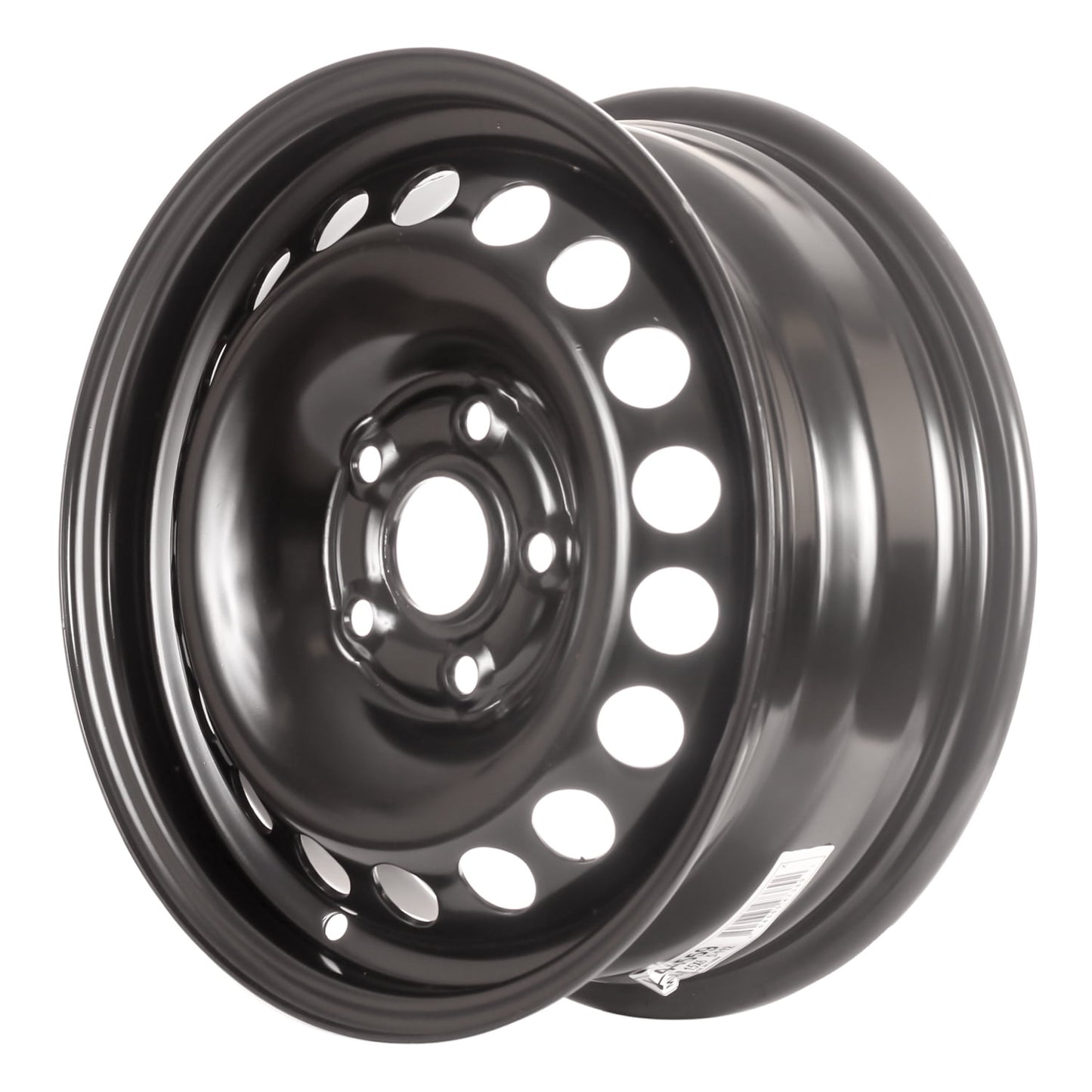 New Aftermarket Painted Black Steel Wheel 15 x 6 18 Hole Style fits 2006-2009 Volkswagen Rabbit
