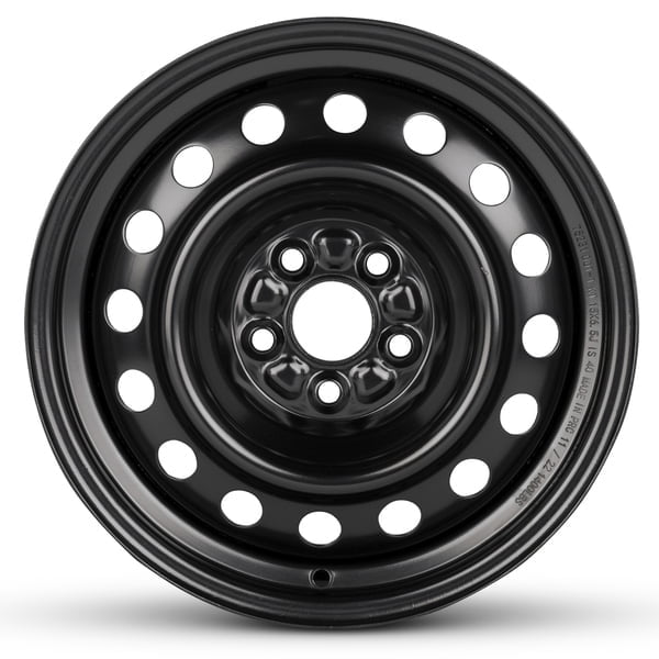 New OEM Replacement Wheel 15x6.5 in for 1990-1999 Toyota Celica Painted Black 15 inch Steel Rim