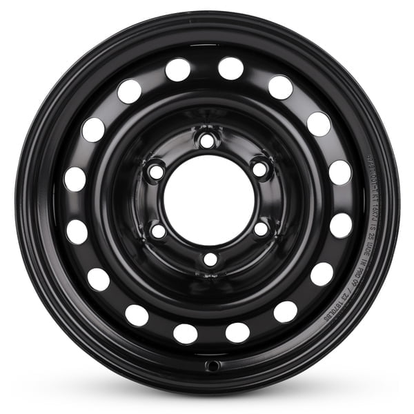 New OEM Replacement Wheel 16x7 in for 2000-2006 Toyota Tundra Painted Black 16 inch Steel Rim