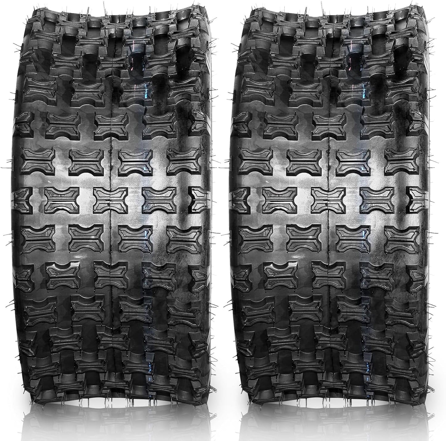 Pair of 2 ATV UTV 22x10-10 Sport Tires 22x10x10 All Terrain Tubeless Tires 6PR
