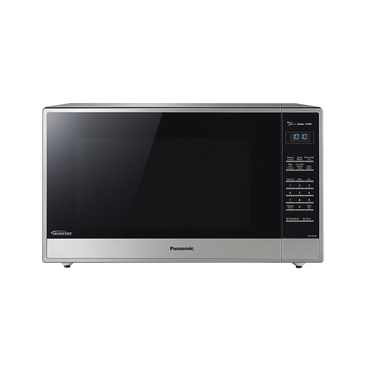 Panasonic 2.2 cu ft Countertop Microwave Oven in Stainless Steel