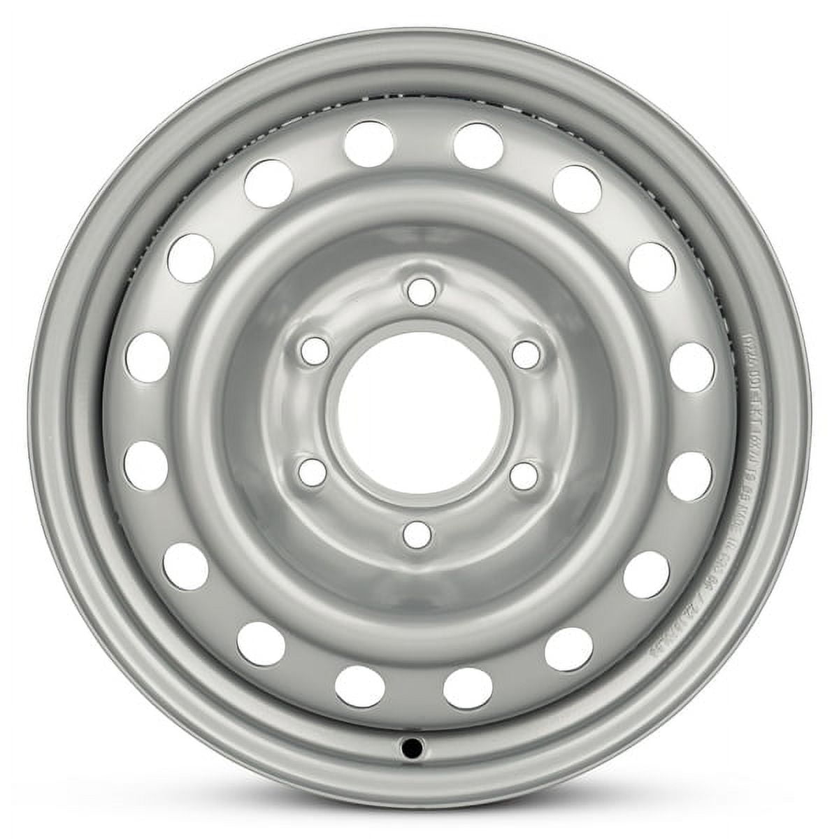 Part Synergy Replacement for 16 Inch Wheel for 2019-2023 ford Ranger 6 Lug Silver Steel Rim