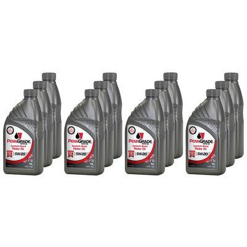 Penngrade Motor Oil 62716, Penngrade Syn Blend 5W20 Case 12 X 1 Quart 0