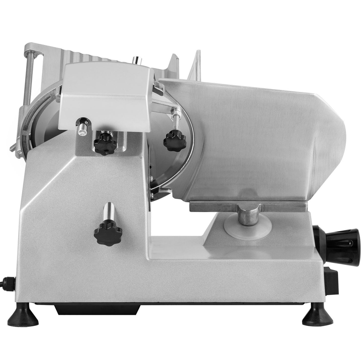 Professional 200W Meat Slicer Machine, 8 Inch Carbon Steel Blade, 350-400 RPM Electric Deli Slicer with Adjustable Thickness for Home & Commercial Kitchen
