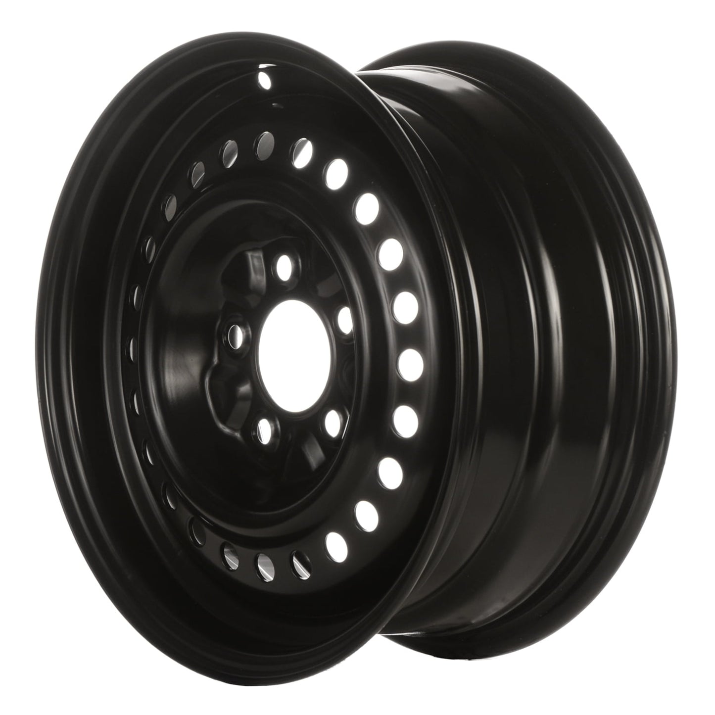 Remanufactured Painted Black Steel Wheel 15 x 6.5 4684922 fits 1996-1997 Chrysler Town & Country
