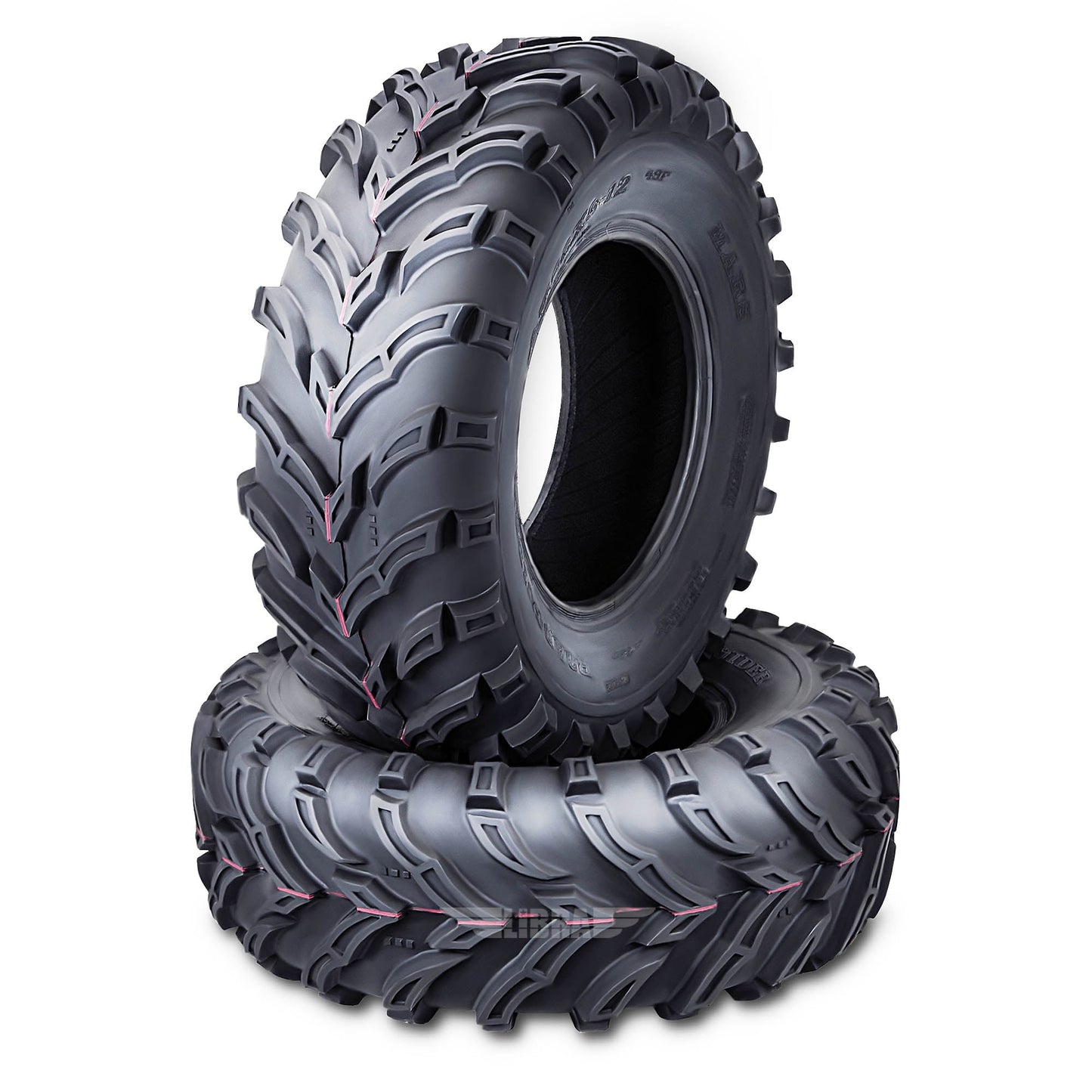 Roadguider ATV/UTV Tires 25x8-12 25X8X12 6PR 10272, Set 2