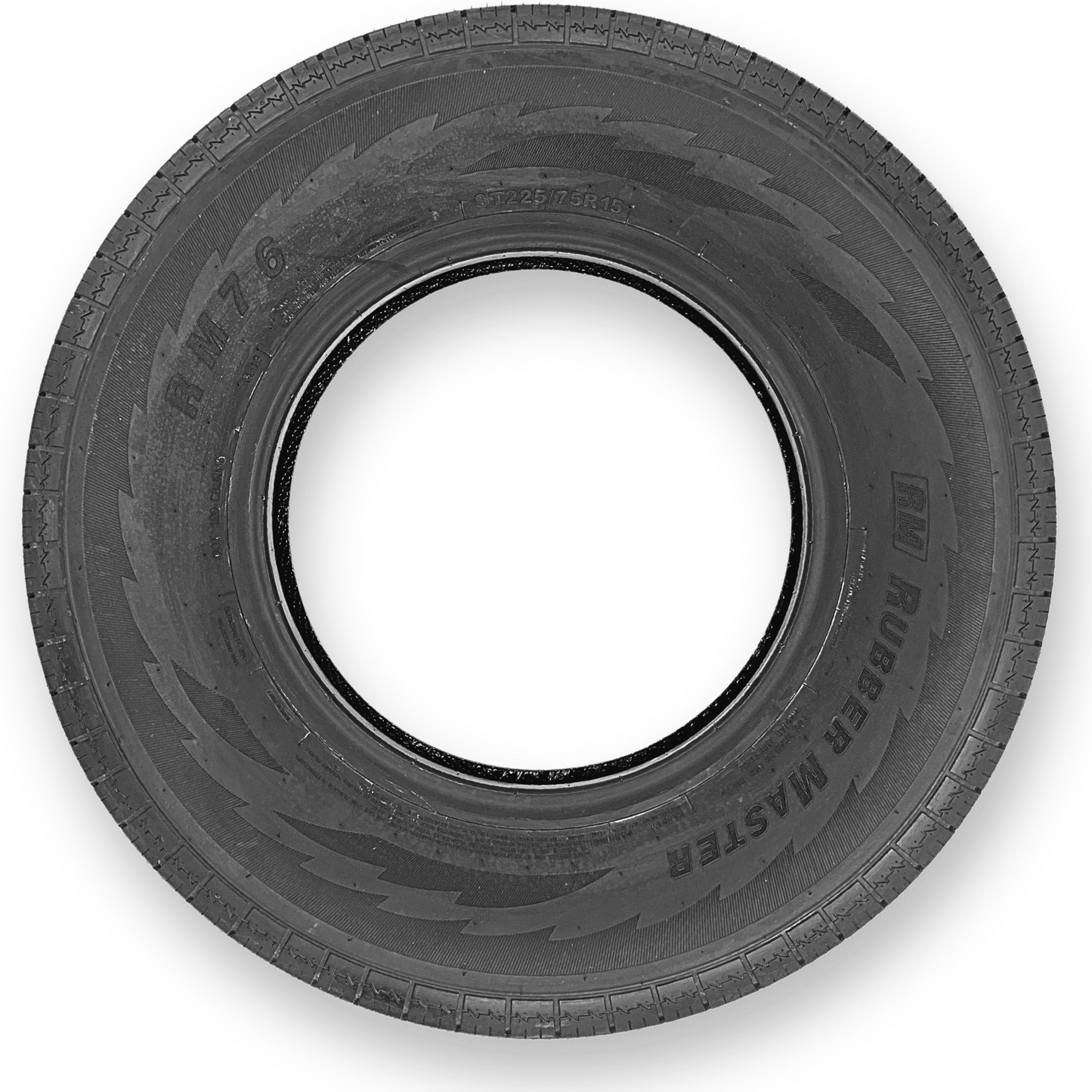 RubberMaster ST225/75R15 Highway Rib 10 Ply Tubeless