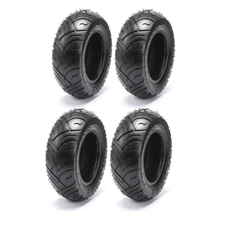 SET Of FOUR 13X5.00-6 Tubeless Street Tire Mini Chopper Scooter ATV Quad 6 inch