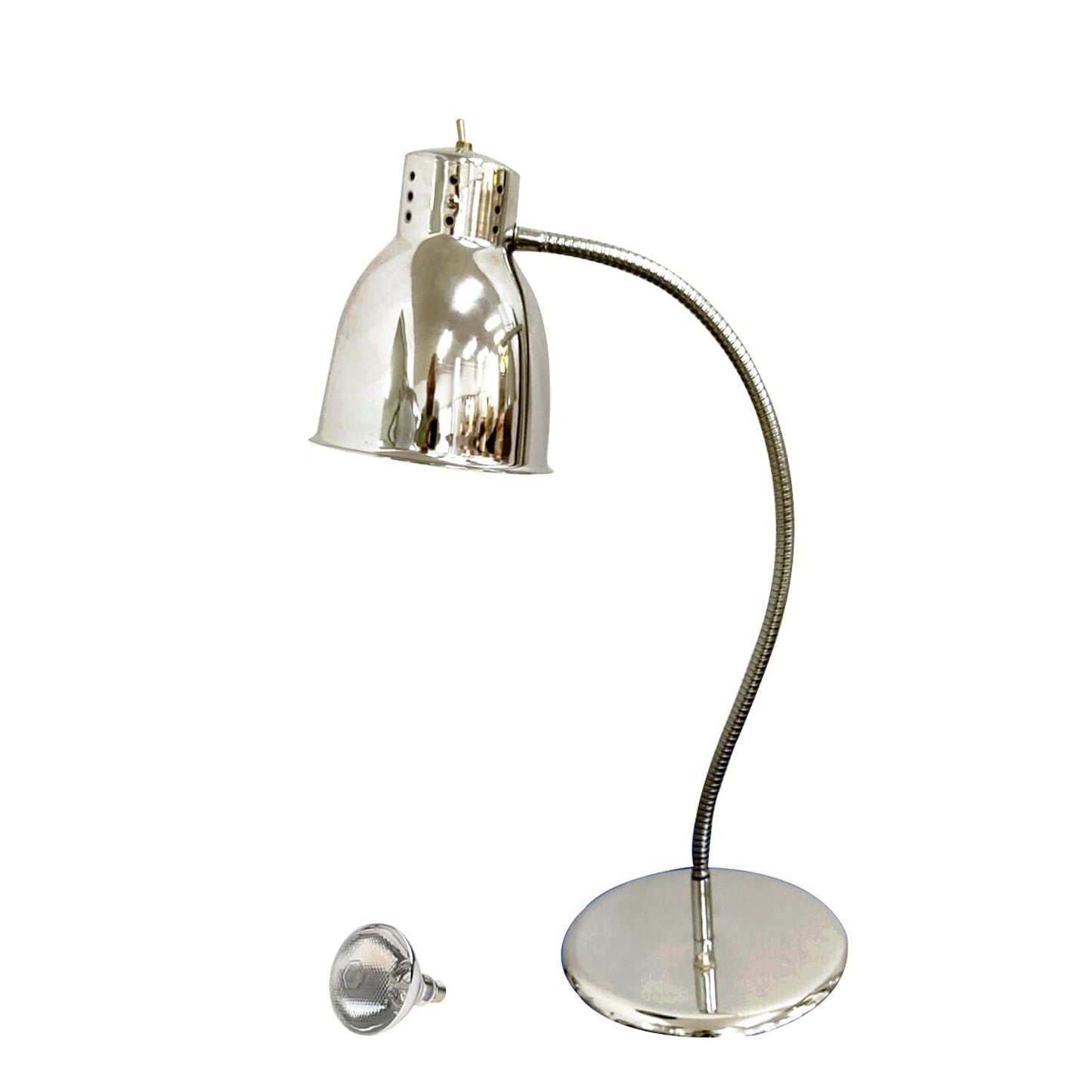 Single Bulb Heat Lamp for Food 250w Food Warming Light Buffet Warmer Lamps for Fries,Fried Food,Pizza,Donuts,Pastas C101