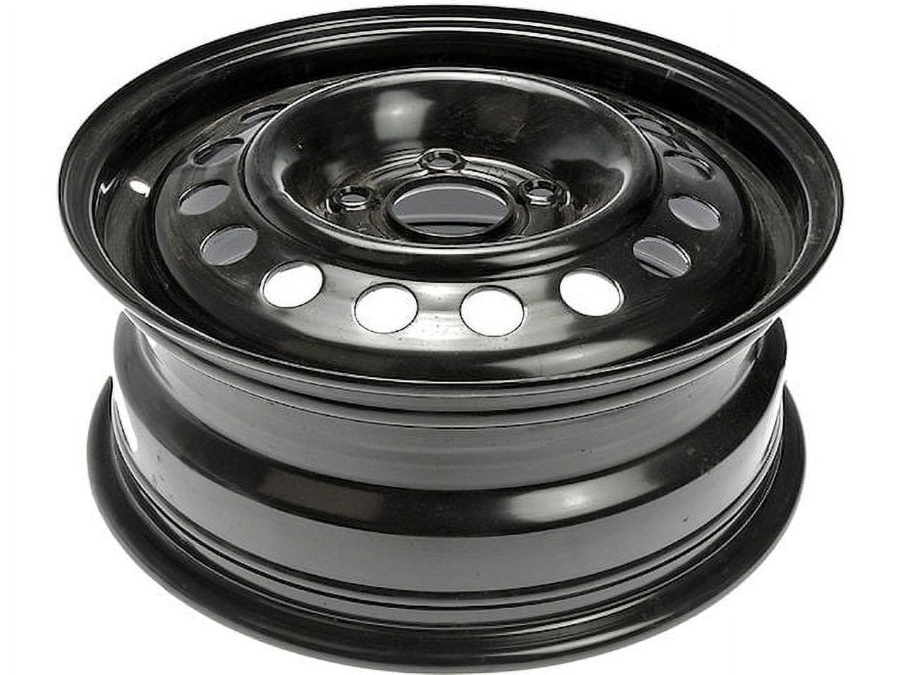 Steel Wheel - 15 Inch - Black - Compatible with 2010 - 2013 Ford Transit Connect 2011 2012