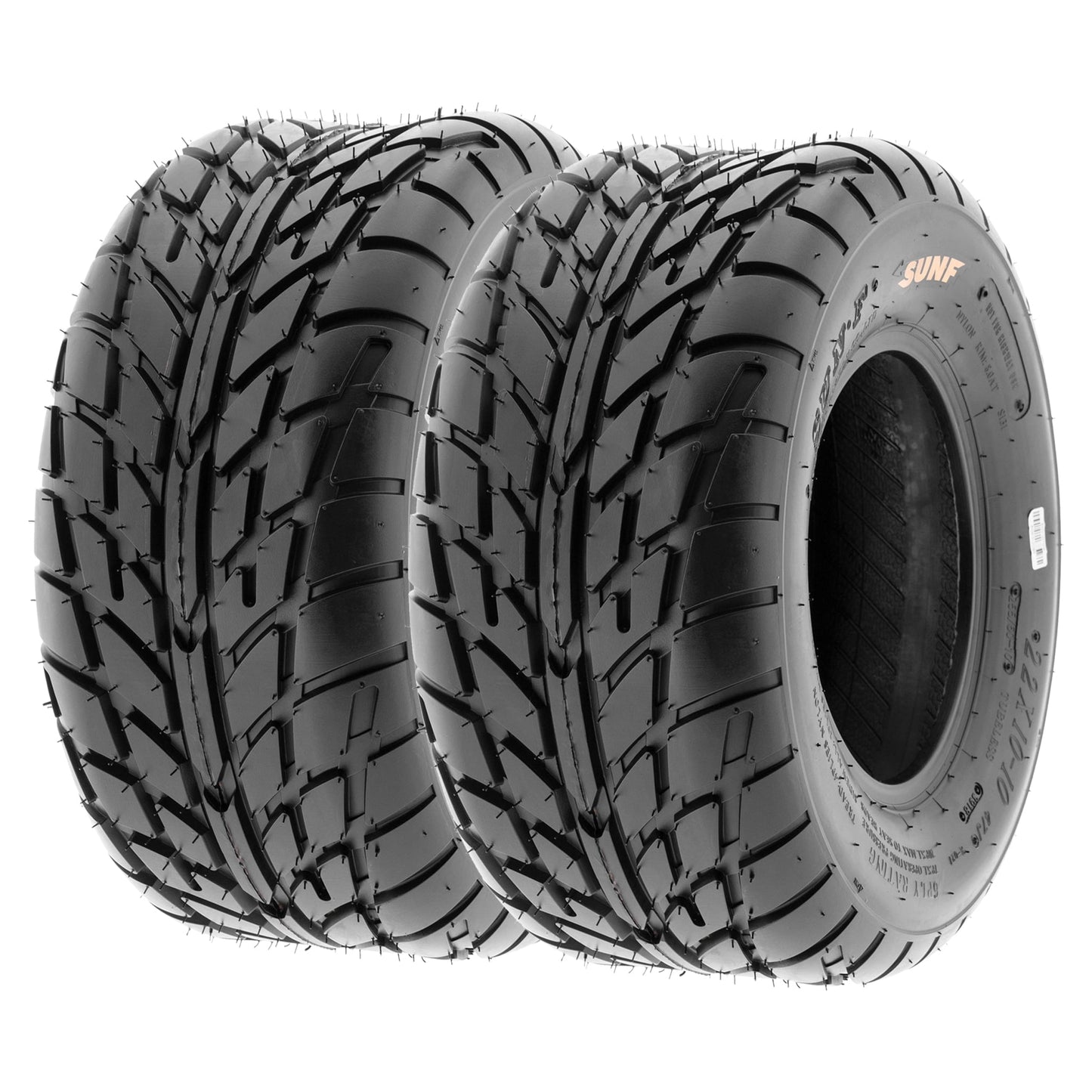 SunF All Terrain ATV UTV Quad Sport Tires 20x10-10 20x10x10 6 PR A021 (Pair of 2)