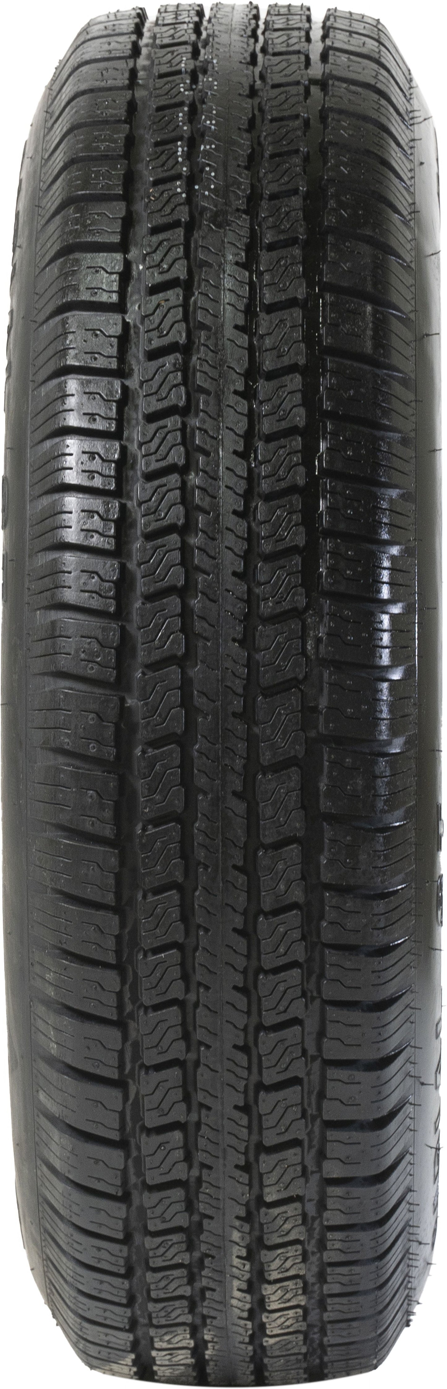 Taskmaster A15R45SMM 5 on 4.5 in. TR20515 Radial Trailer Tire with 15 in. Vesper Silver Mod Wheel