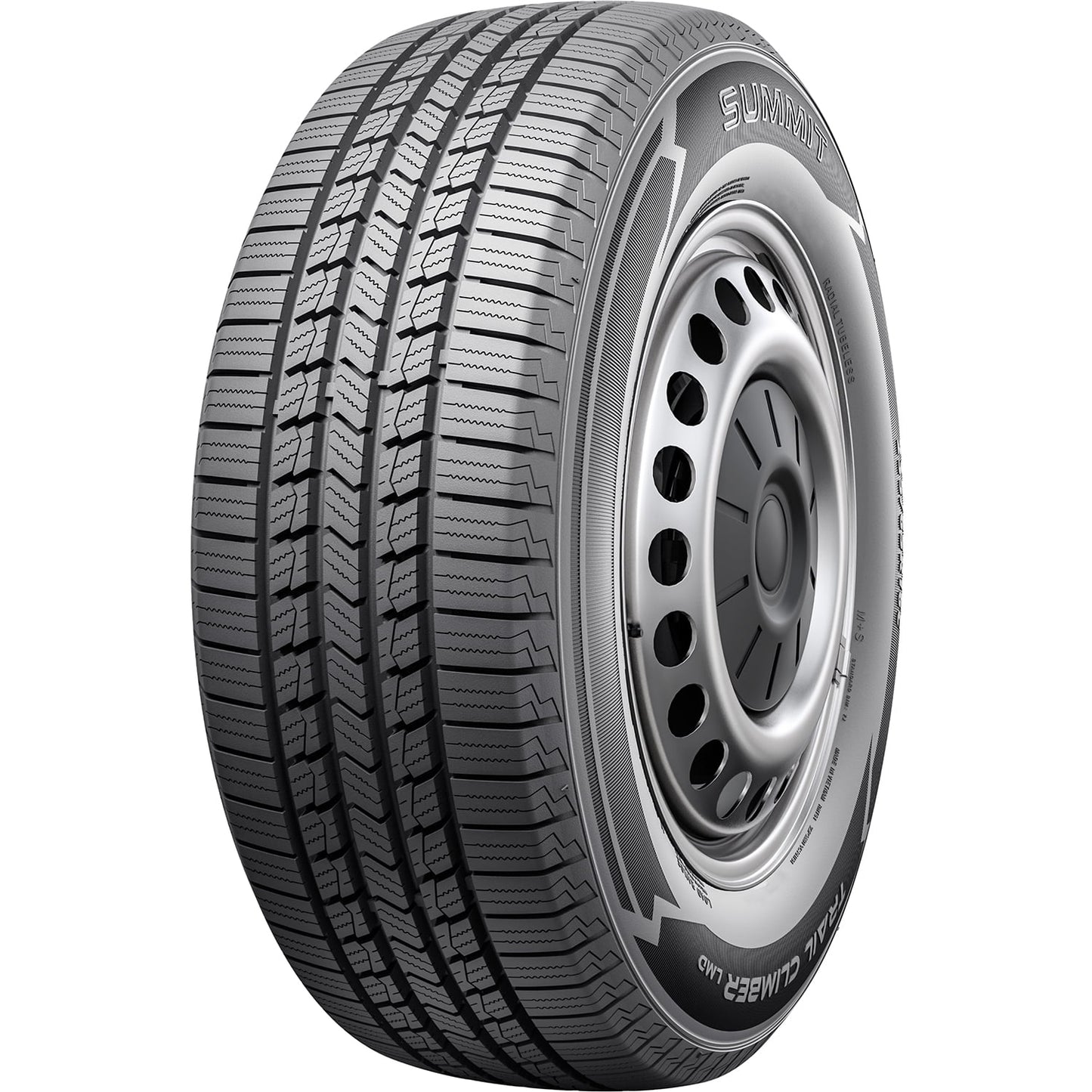 Tire Summit Trail Climber HT03 LMD 195/75R16 Load D 8 Ply Van Commercial