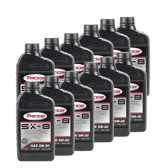 Torco 1 Liter Dexos1 SX-8 5w20 Synthetic Oil, Case of 12