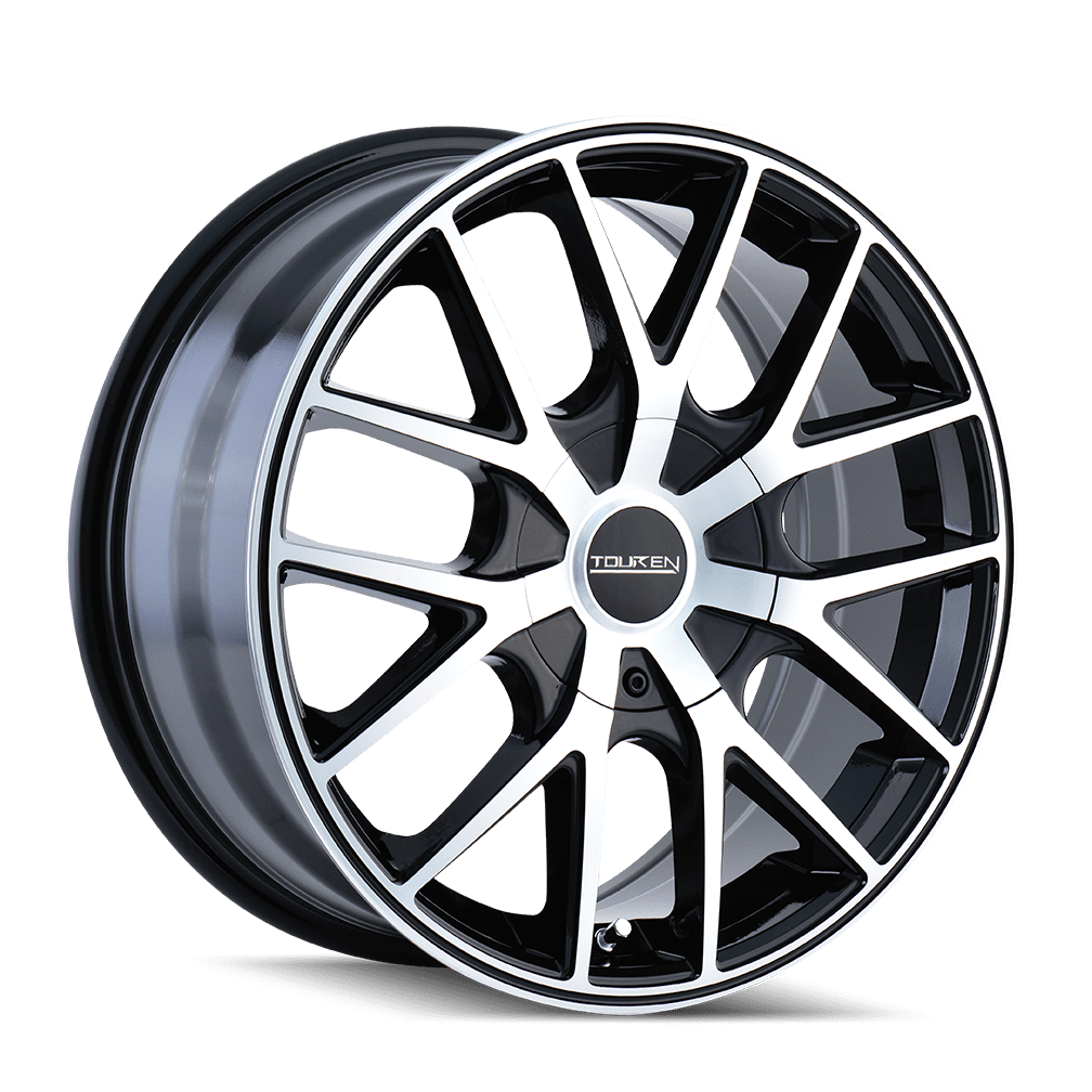 Touren Tr60-3260 16X7 5X110/5X115 42Et 72.62Cb Black/Machined Face/Black Ring