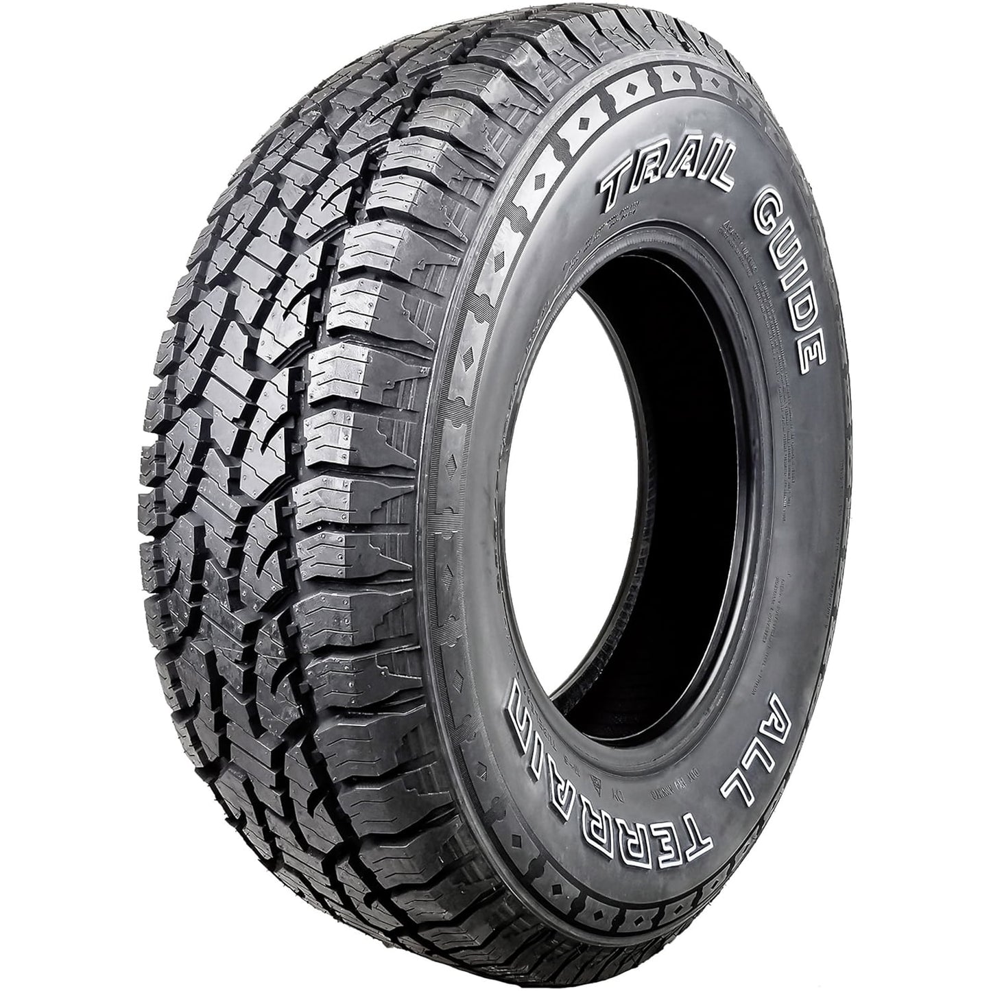 Trail Guide All Terrain 265/65R17 112S AT A/T Tire Fits: 2005-15 Toyota Tacoma Pre Runner, 2000-06 Toyota Tundra Limited