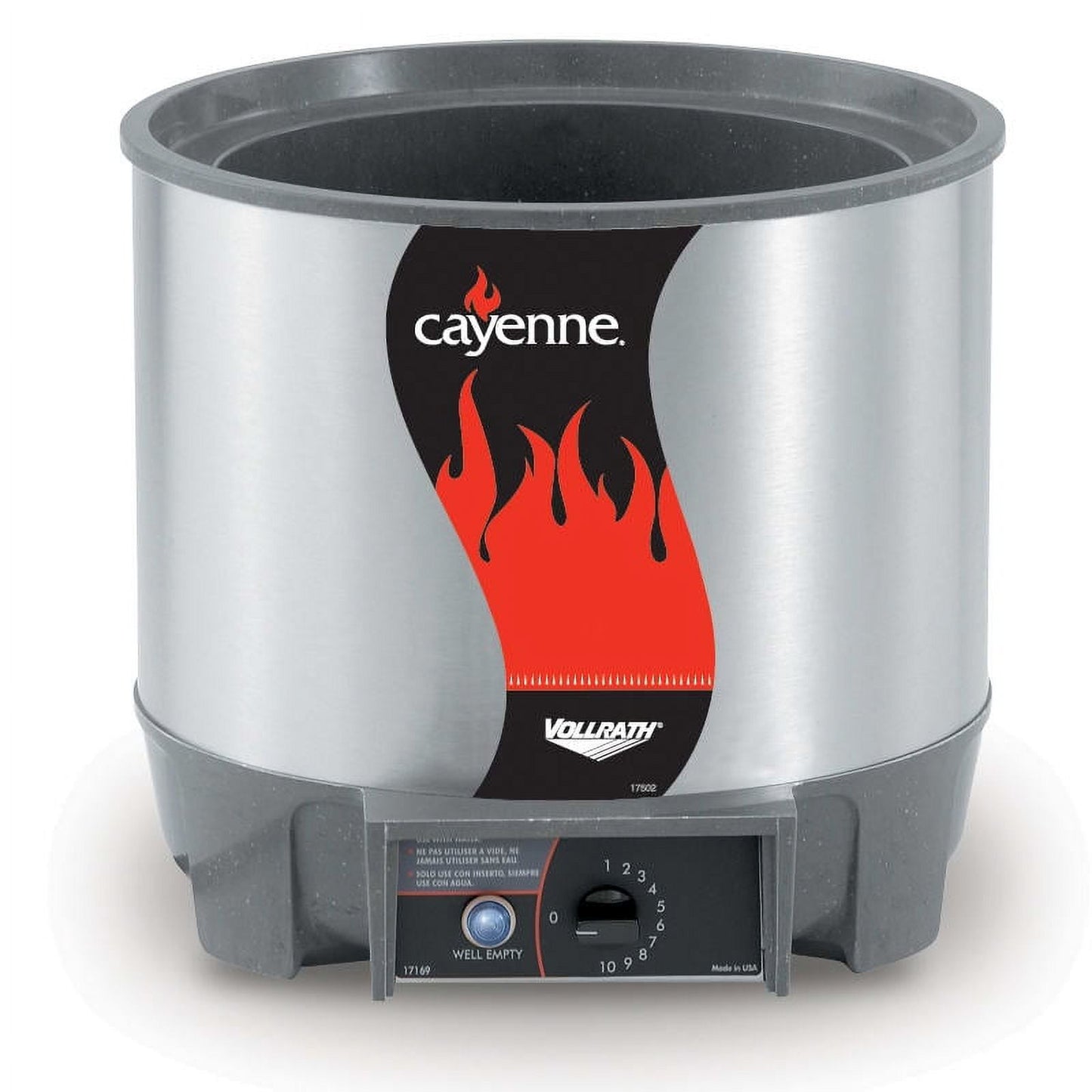 Vollrath 72017 Cayenne HS-7 Heat N Serve 7 Quart Rethermalizer