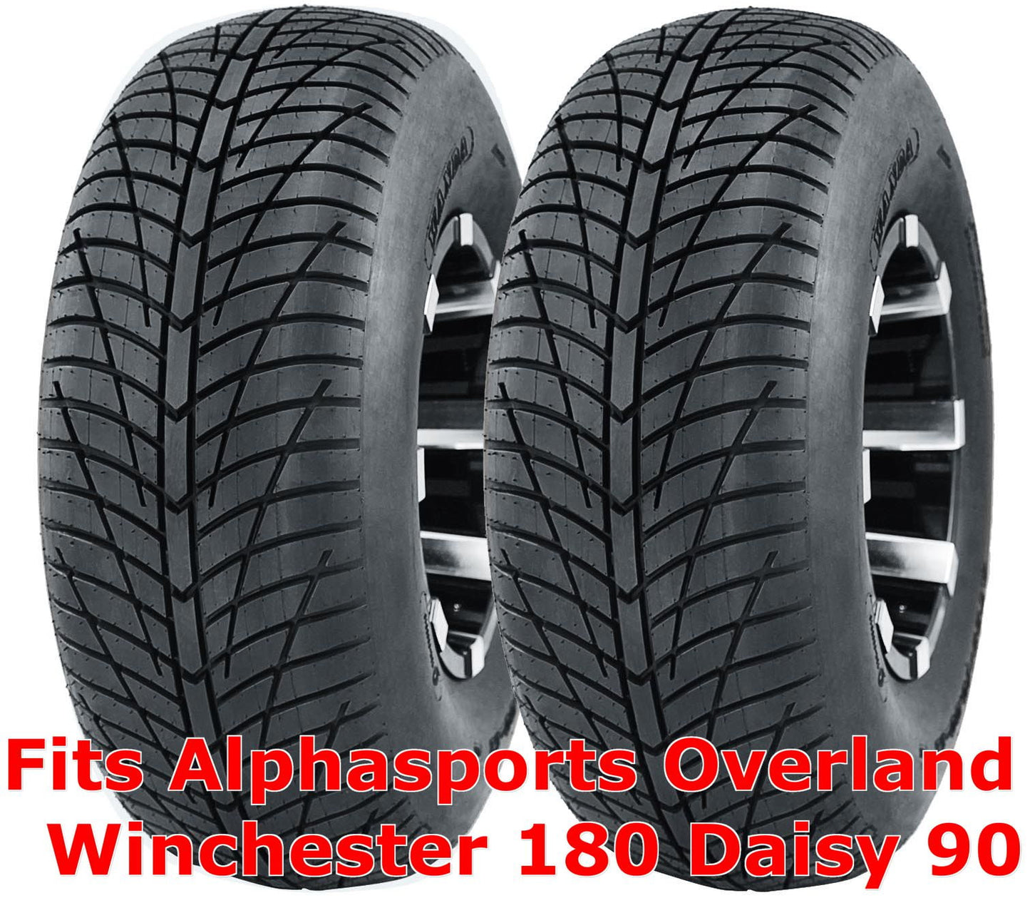 WANDA ATV Tires 21x7-10 fit Alphasports Overland Winchester 180 Daisy 90, Set 2