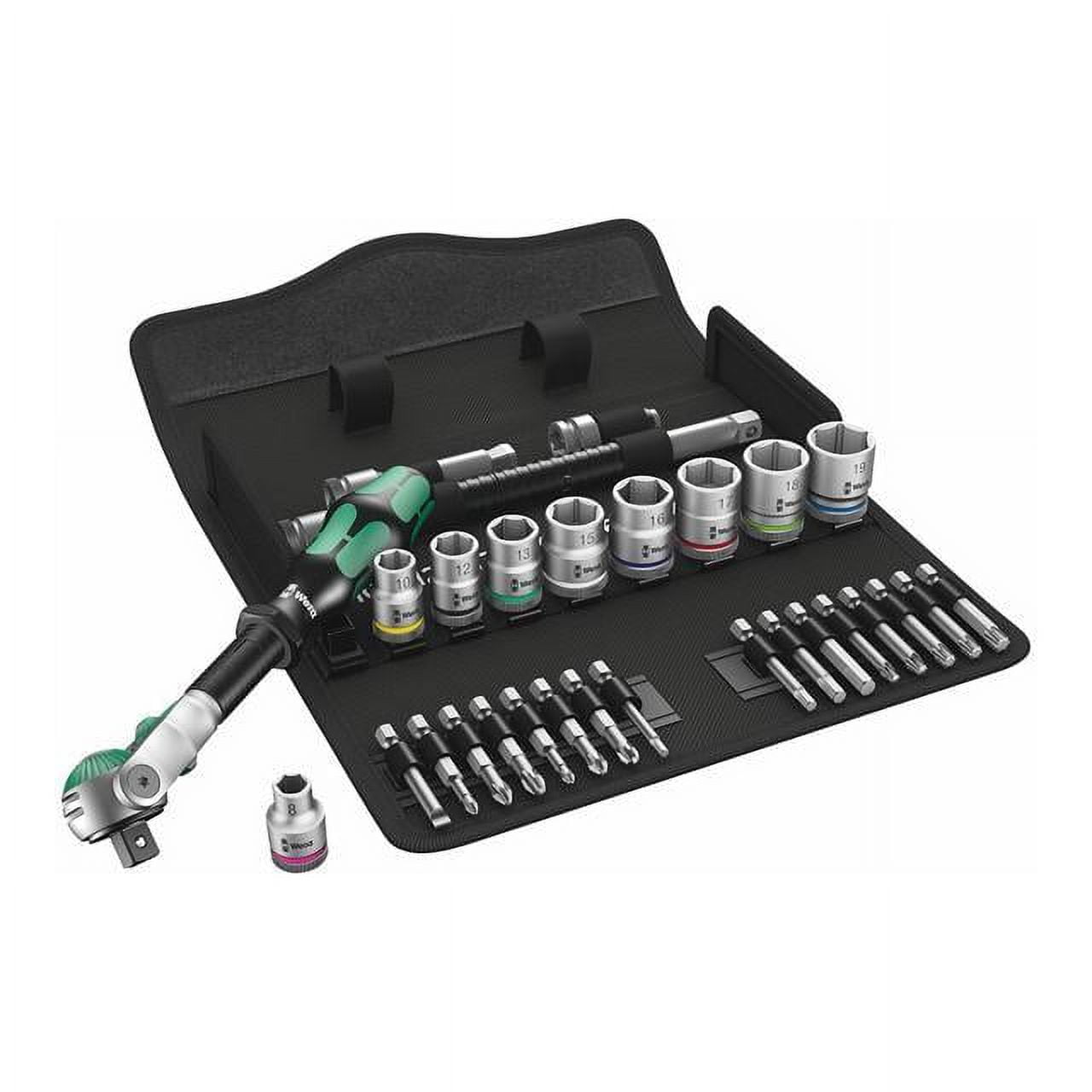Wera 004046 Zyklop Speed Ratchet 3/8" Drive Metric Set