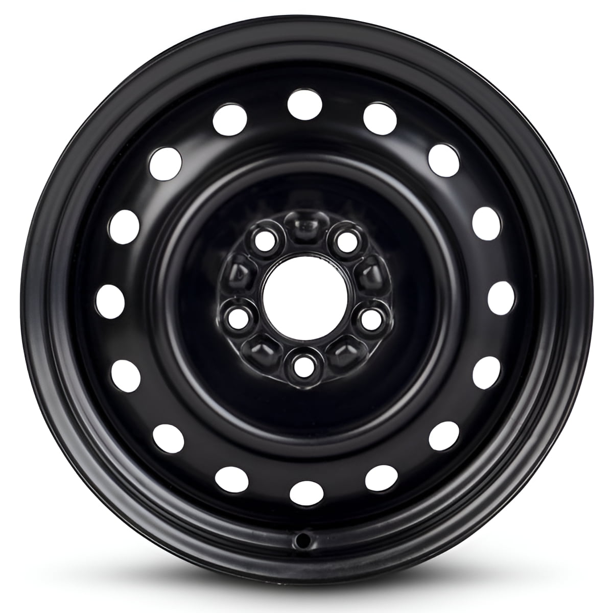 Wheel For 2006-2011 Chevy HHR 2004-2008 Chevy Malibu 16 inch 5 Lug Black Steel Rim Fits R16 Tire