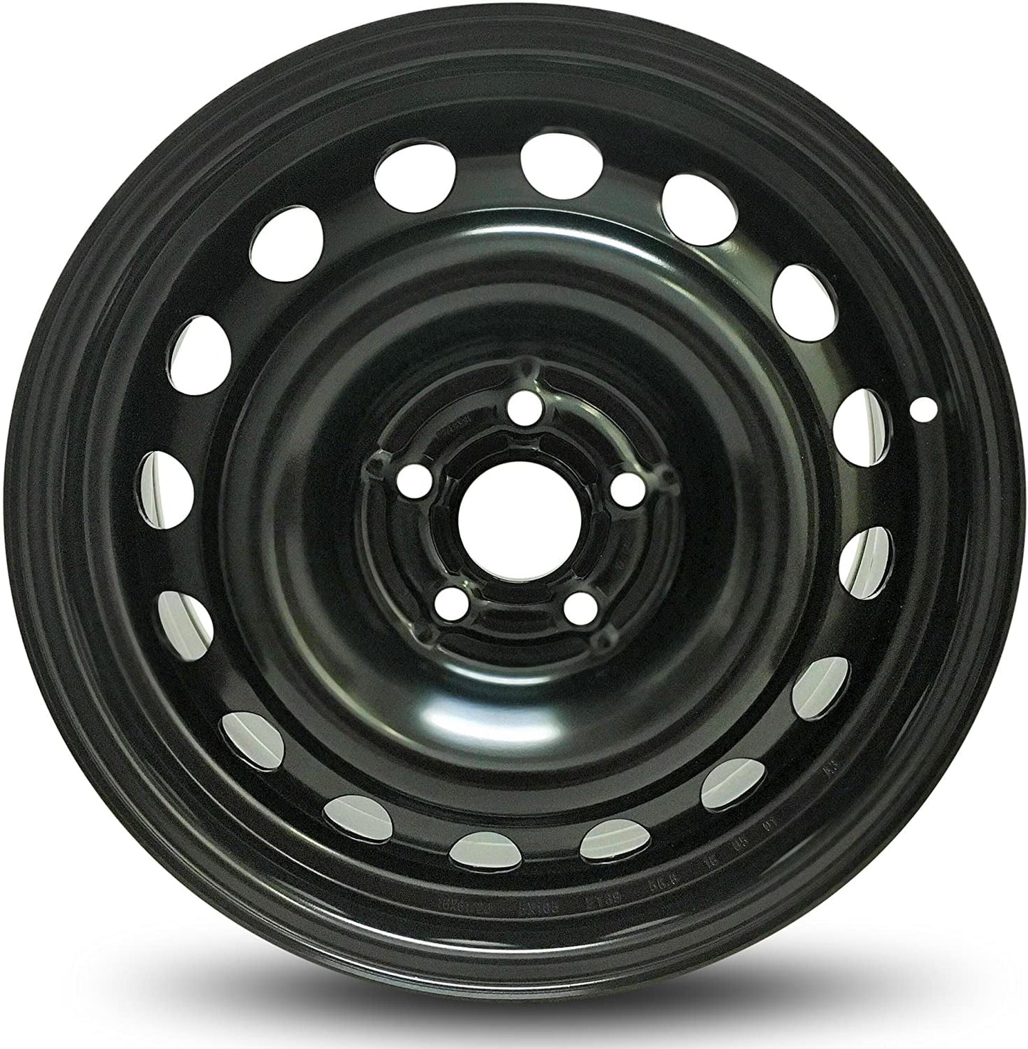 Wheel For 2011-2017 Chevrolet Cruze 16 inch 5 Lug Black Steel Rim Fits R16 Tire