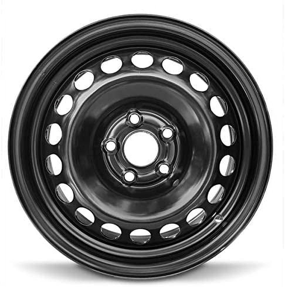Wheel For 2017-2018 Chevrolet Sonic 15 inch 5 Lug Black Steel Rim Fits R15 Tire