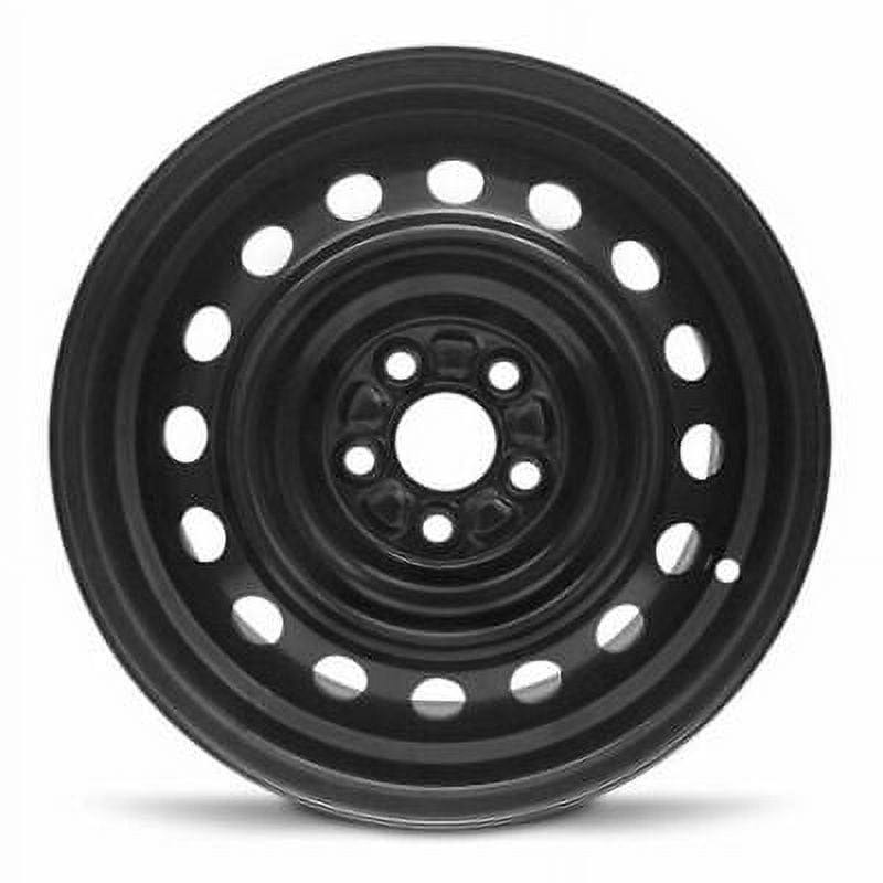 Wheel Rim for 2003-2008 Toyota Corolla 15 in Black Steel Rim Direct Fit