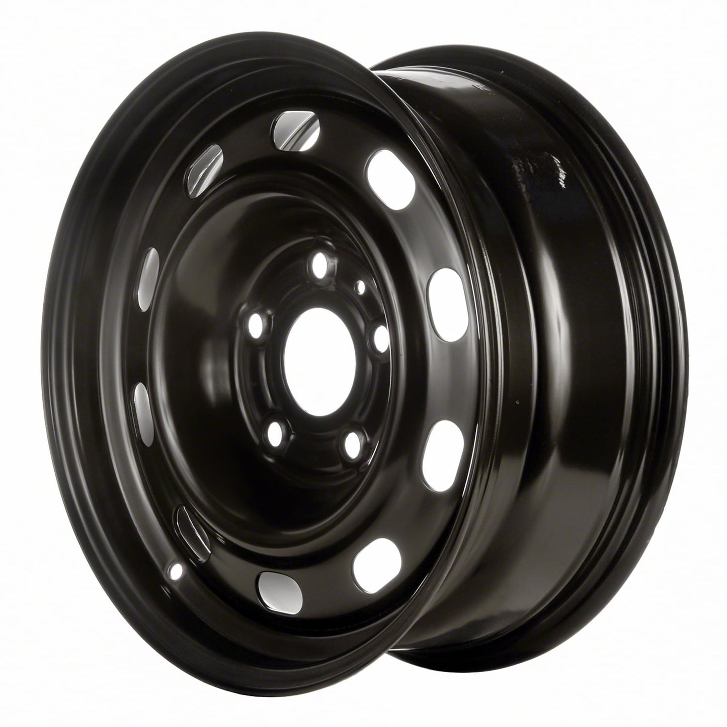 Remanufactured Painted Black Steel Wheel 17 x 7 fits 2002-2010 Dodge Ram 1500