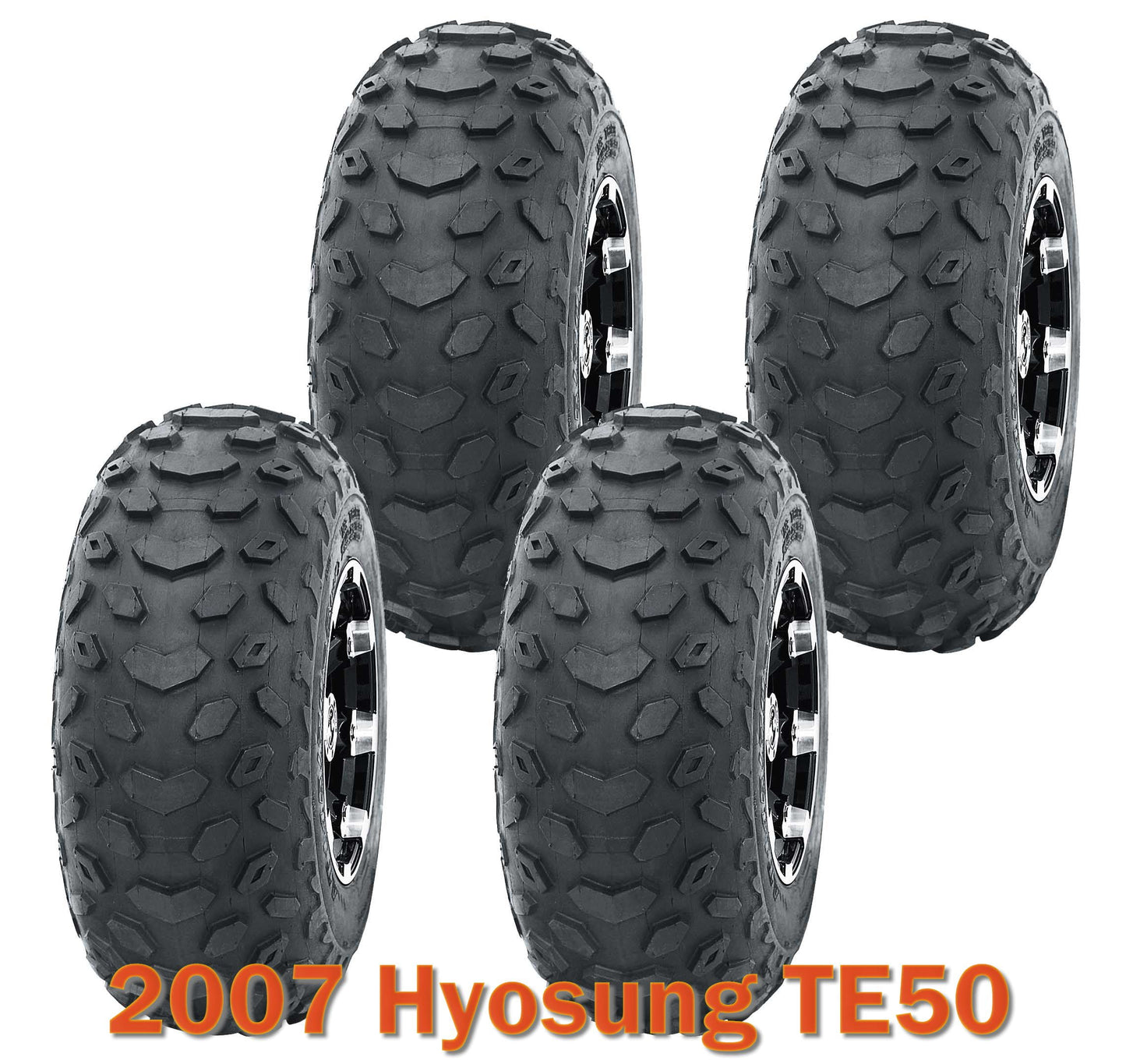 Set 4 WANDA Go Kart Tires 145/70-6 145x70x6 fit for 2007 Hyosung TE50