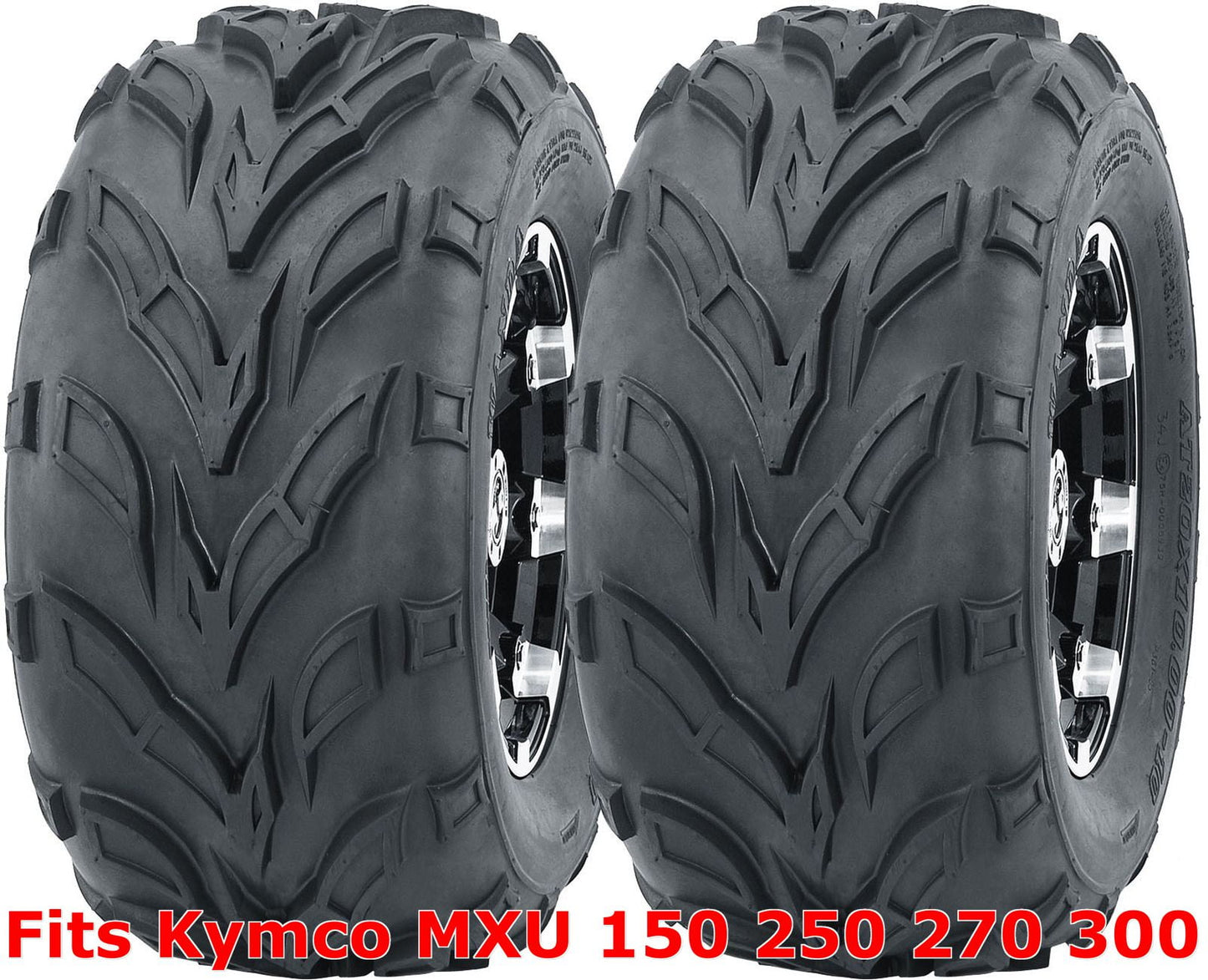2 WANDA ATV Rear Tires Set 22x10-10 Kymco MXU 150 250 270 300 Sport P361