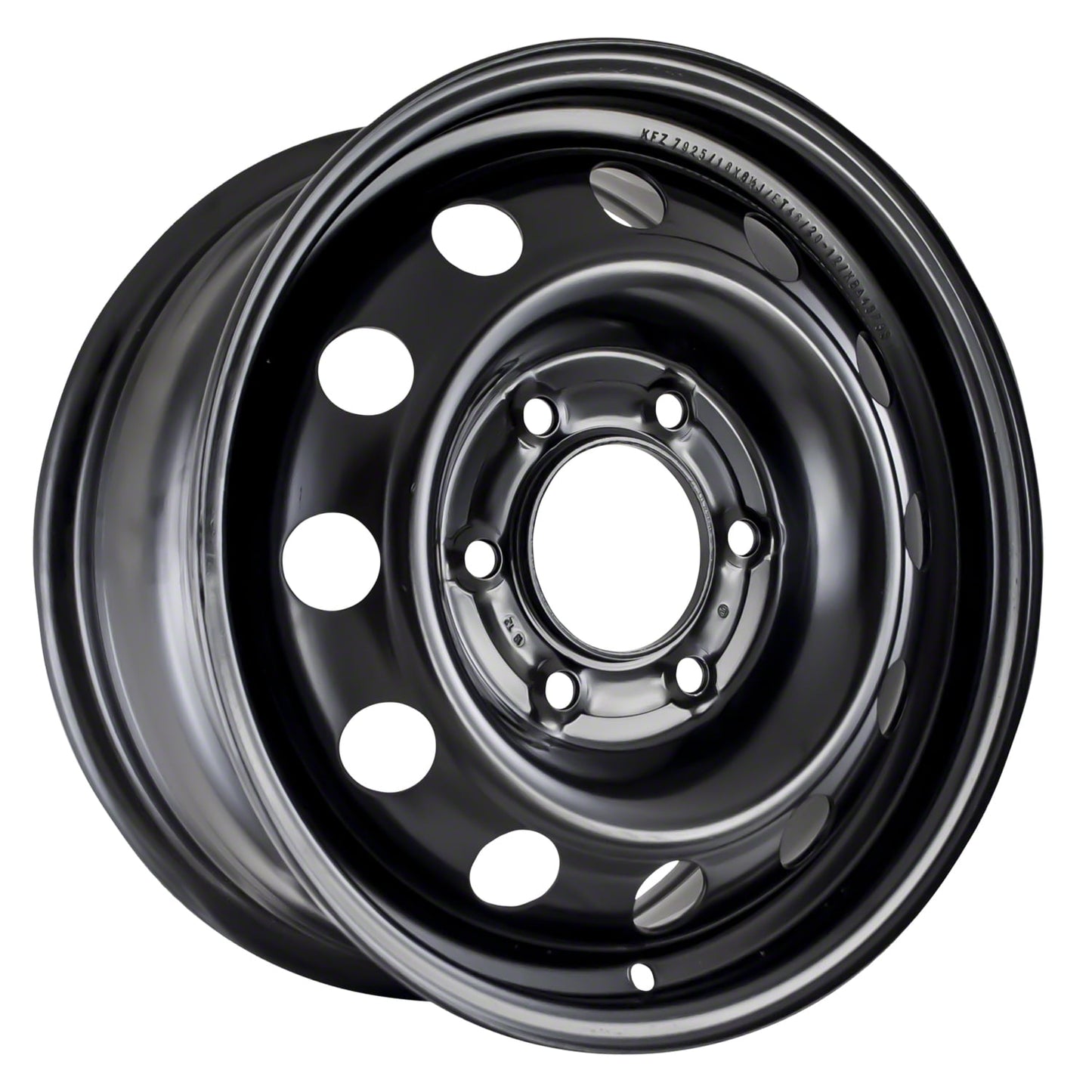 Remanufactured Painted Black Steel Wheel 16 x 6.5 529104D060 fits 2007-2010 Hyundai Entourage