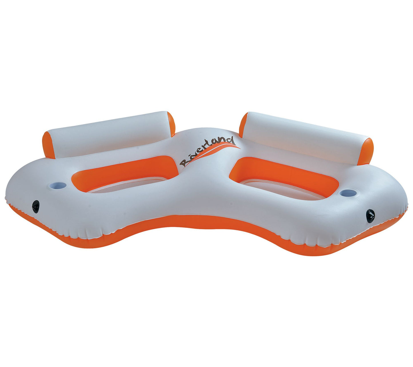 Pool Central 85" White Riverland Pool Sofa forTwo