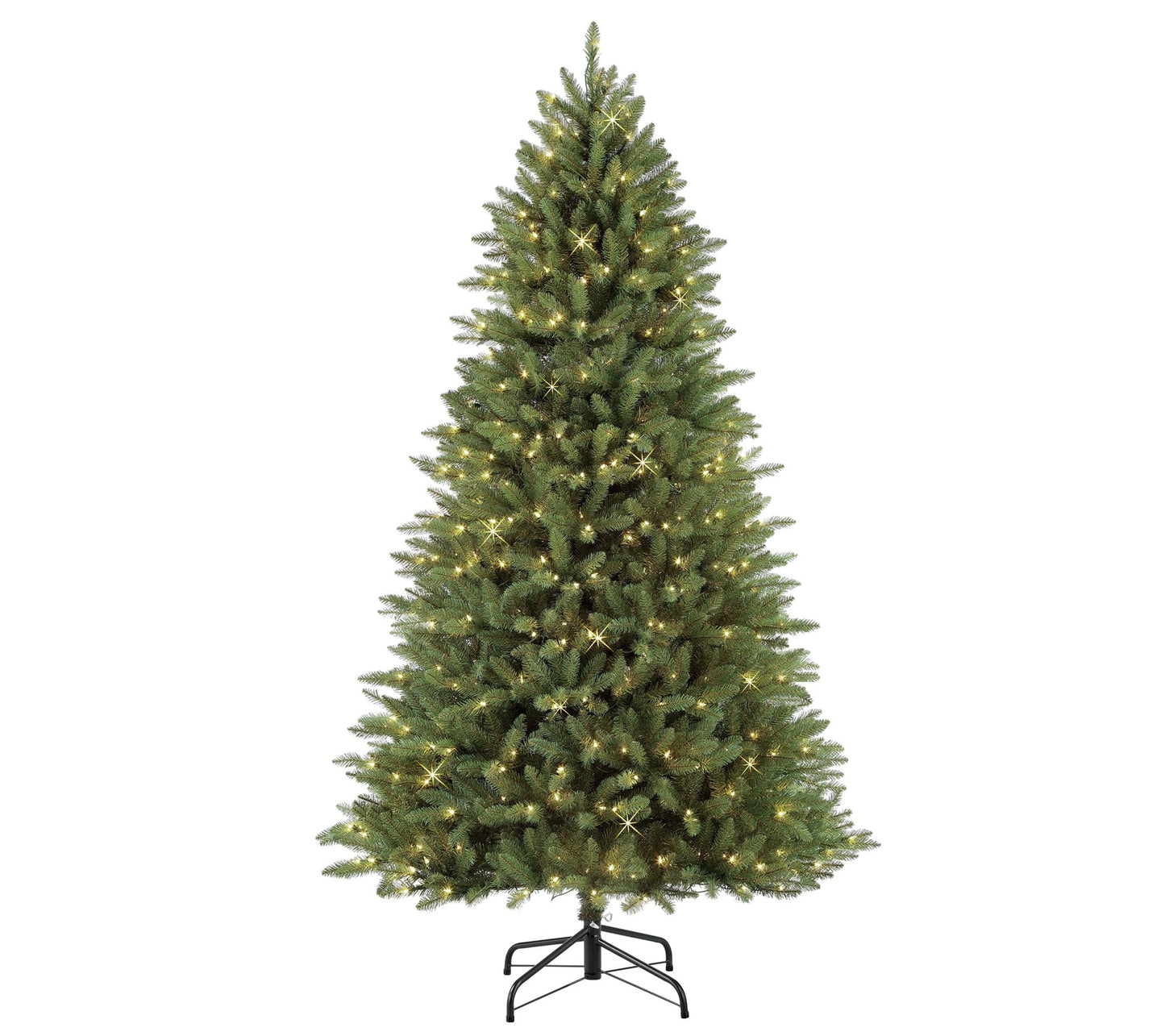 Puleo 7.5' Pre-Lit Fraser Fir Artificial Christ mas Tree