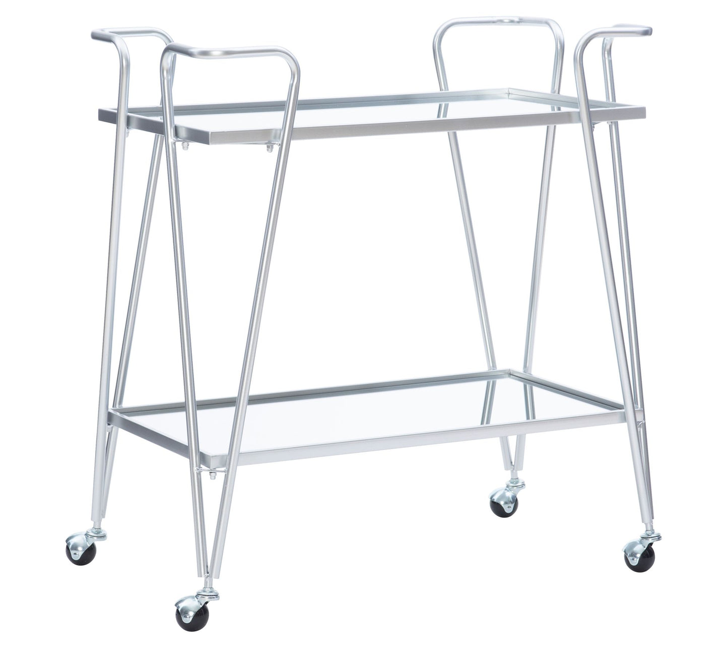 Linon Home Mid-Century Kitchen Bar Cart