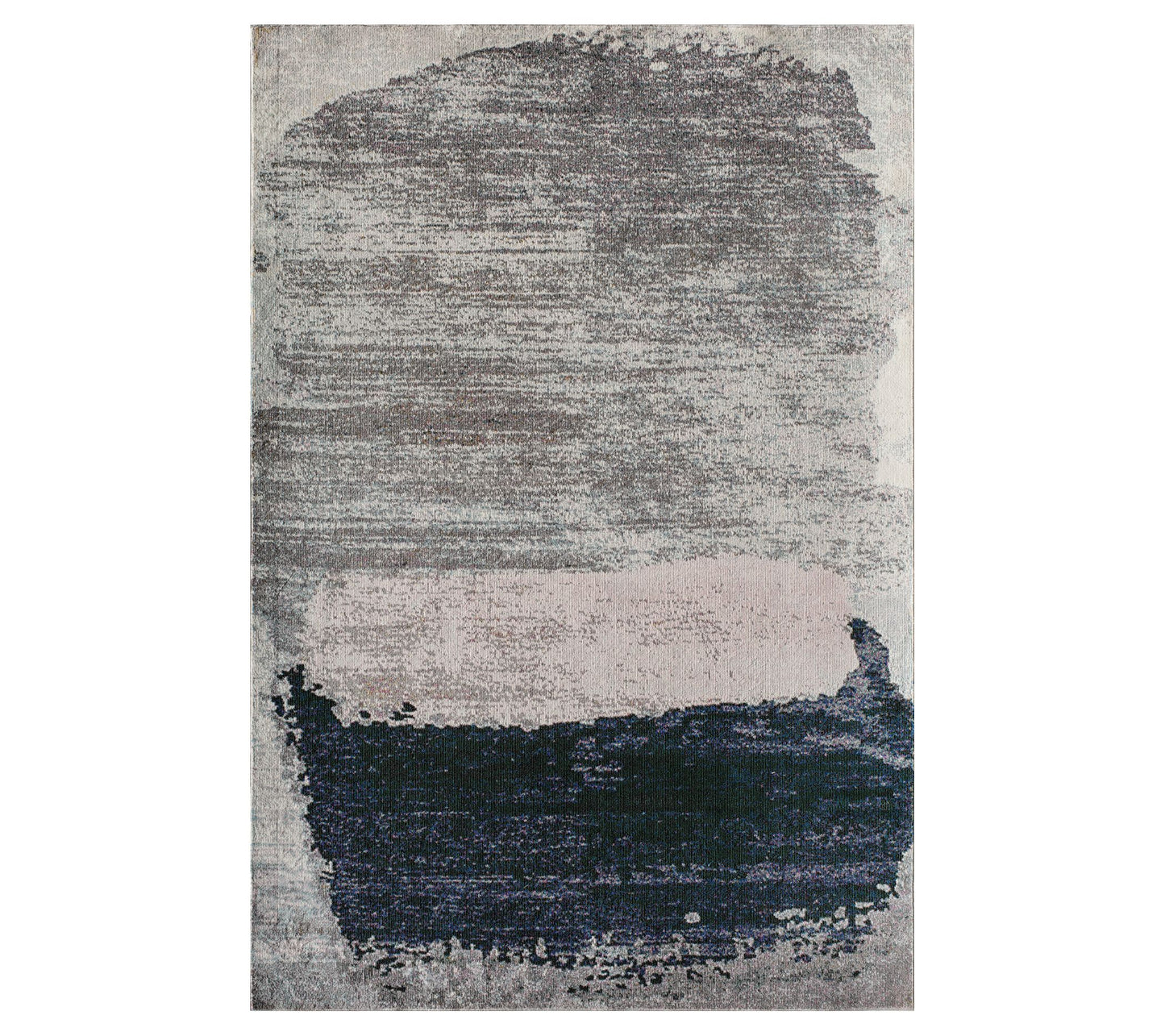 Rugs America Melyna MA25 Silver Satin 8' x 10' Area Rug