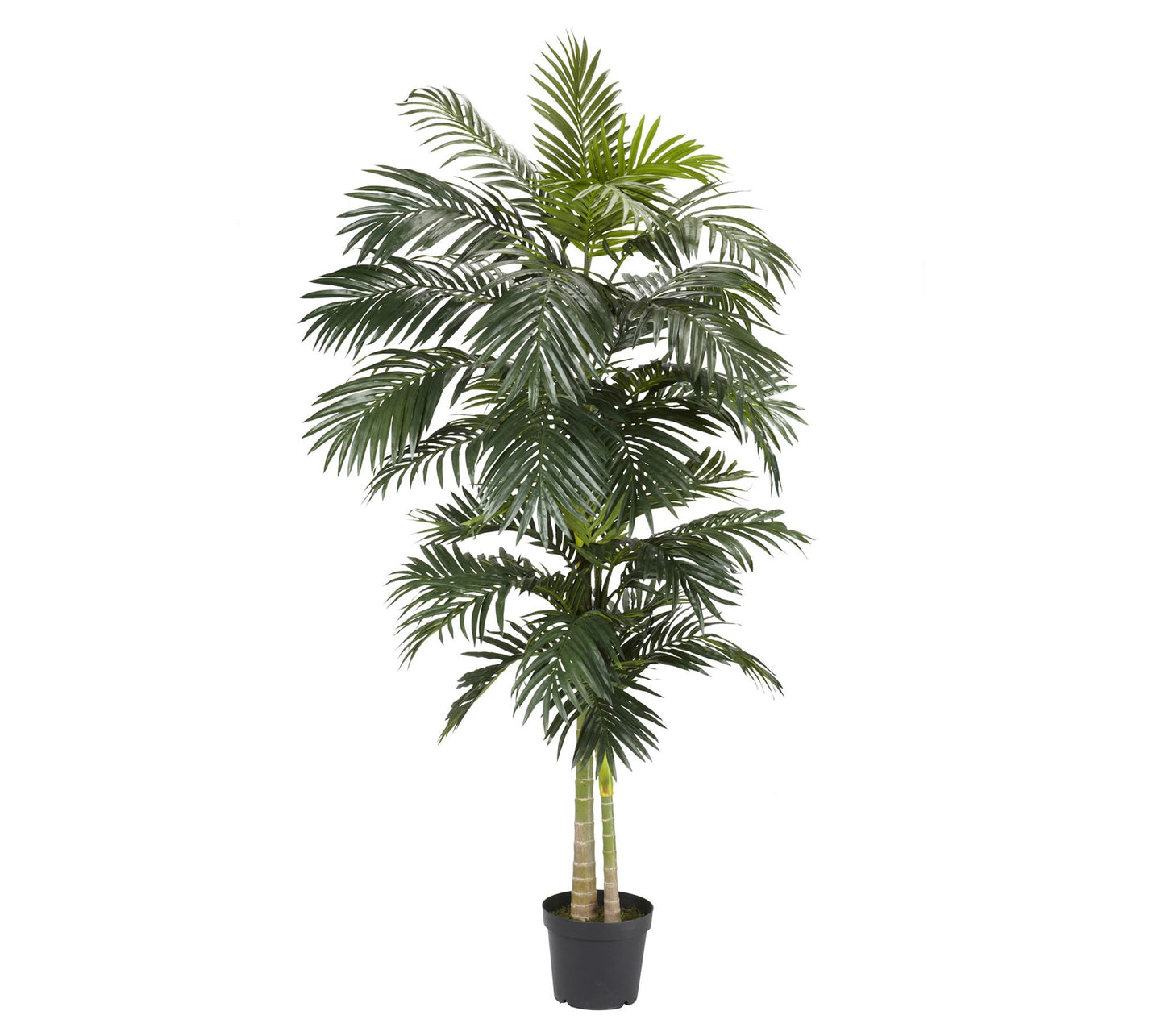 Nearly Natural 8' Golden Cane Palm Silk Tree