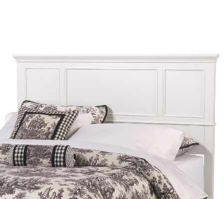 Home Styles Naples White King Headboard