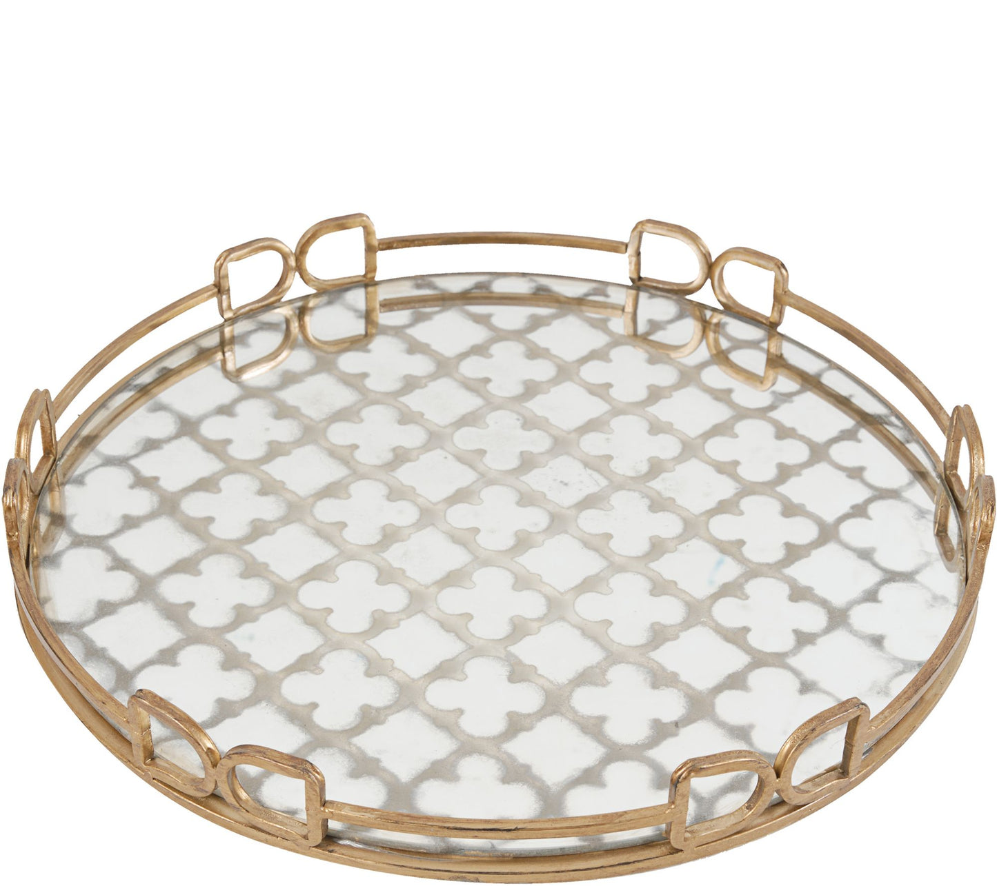 Valentina Gold Decorative Tray by Valerie