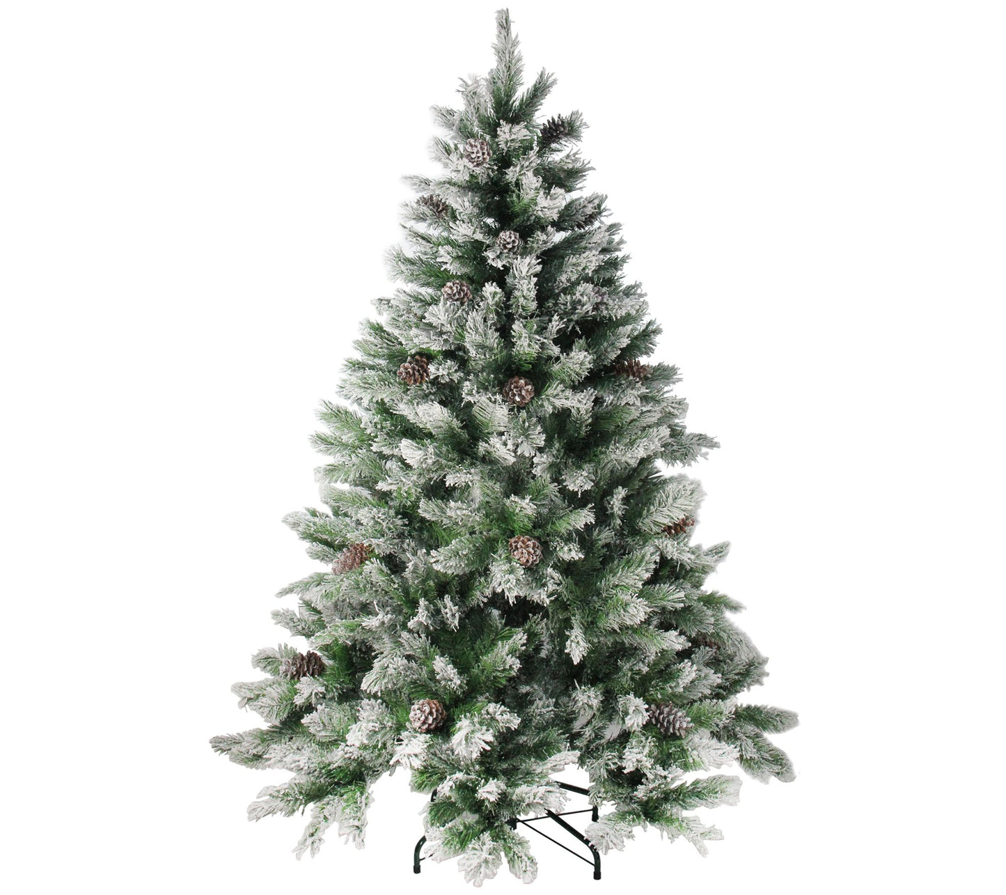 Northlight 7' Flocked Angel Pine Artificial Christmas Tree