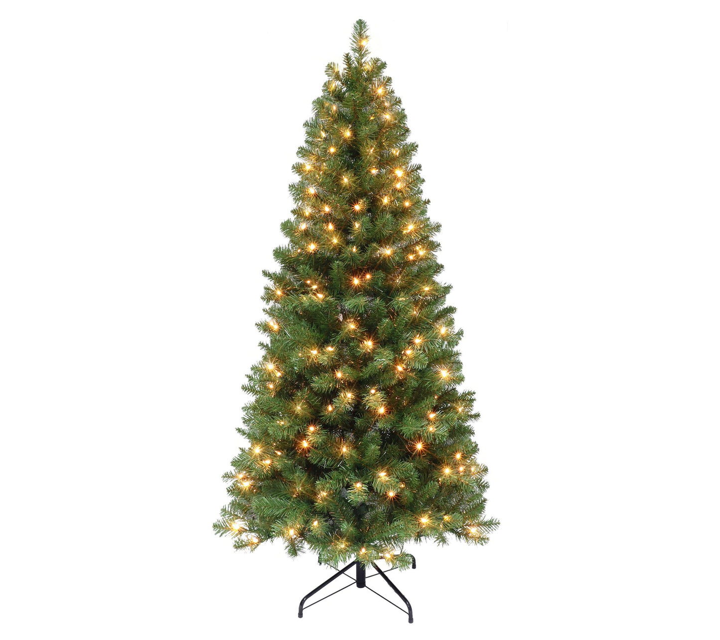 Puleo International 6 ft Pre-lit Virginia Pineree