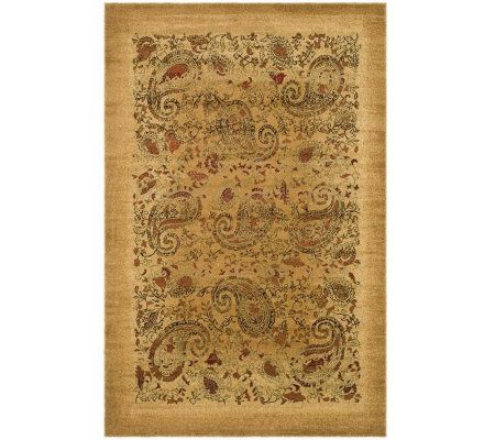 Lyndhurst 5'3" x 7'6" Paisley Life Power LoomedRug