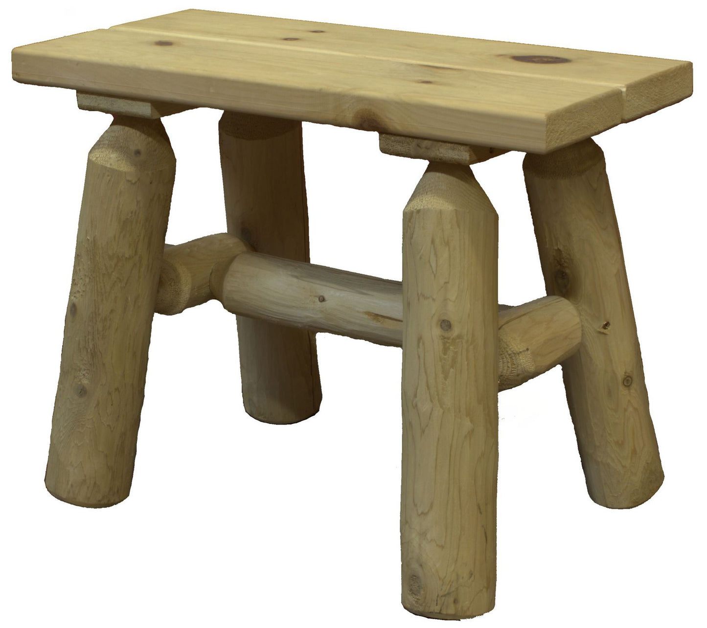 Lakeland Mill Cedar and Pine Bench Pair