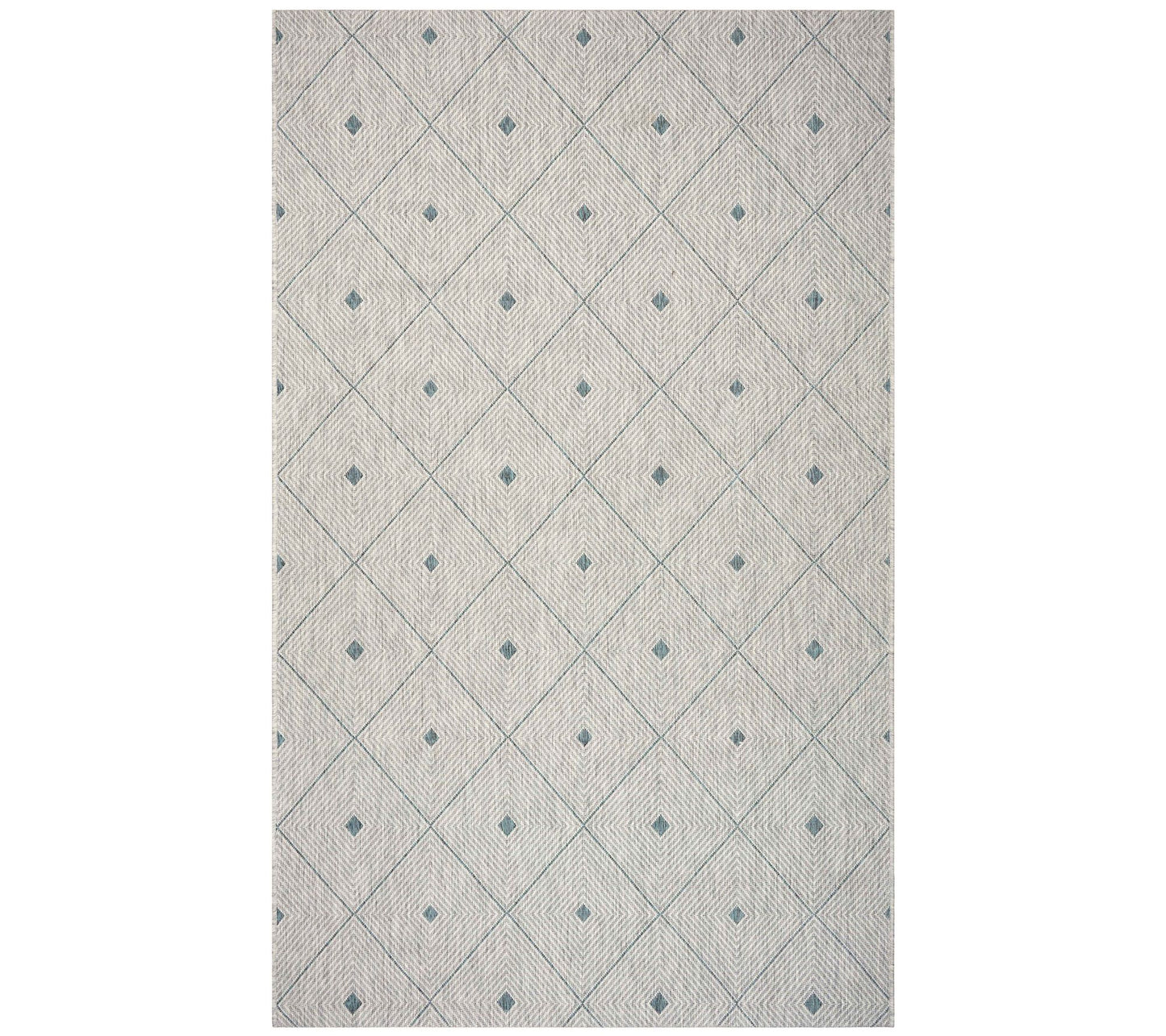 Ox Bay Minimal Diamonds Indoor/Outdoor Sun Shower Rug 5'x8'
