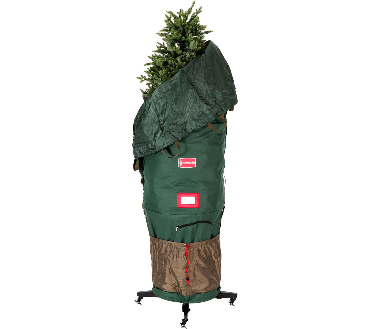 TreeKeeper Slim Upright Tree Storage Bag w/Rolling Stand 6-9'