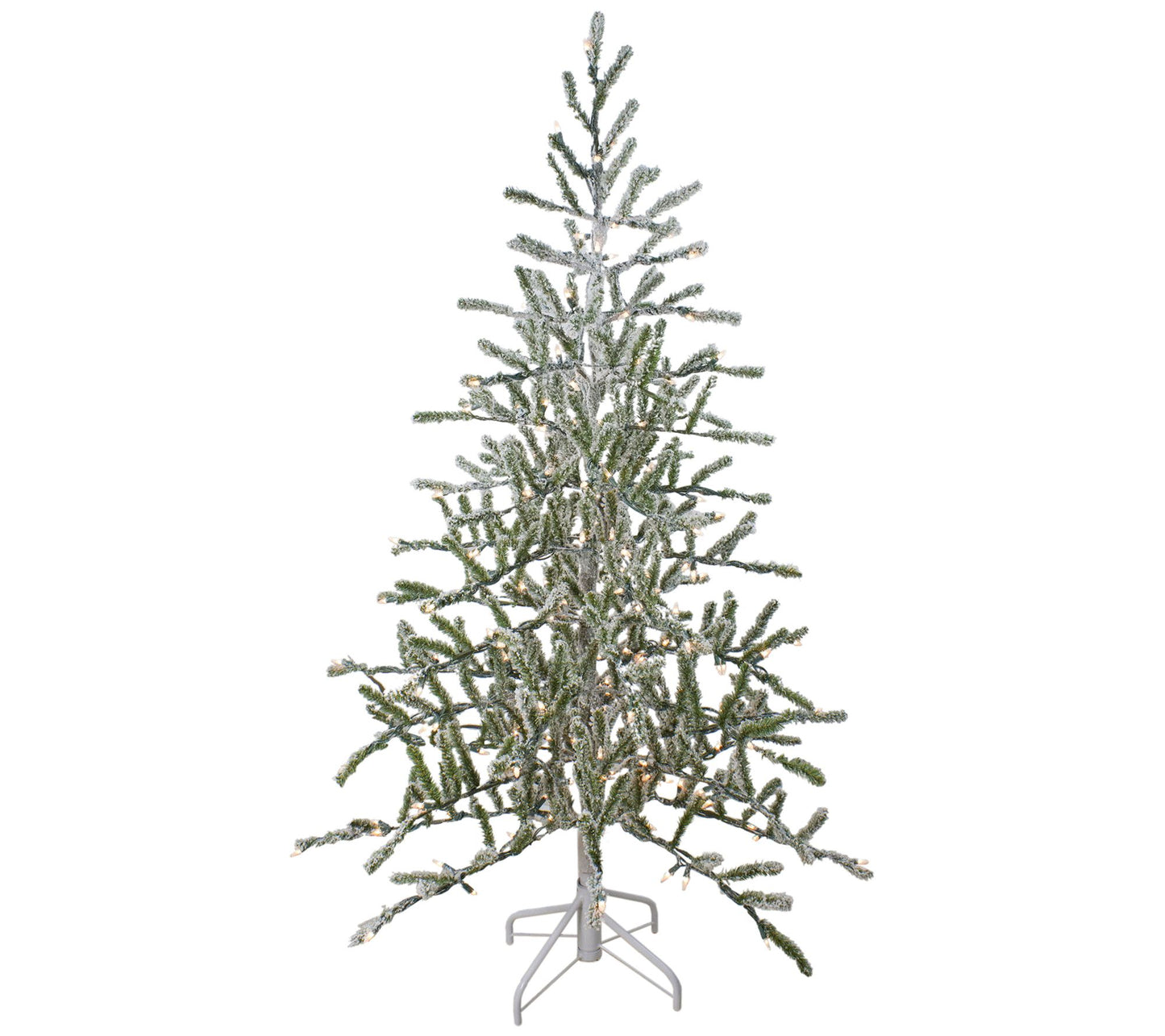 Northlight 5' Med Flocked Alpine Twig Faux Tree